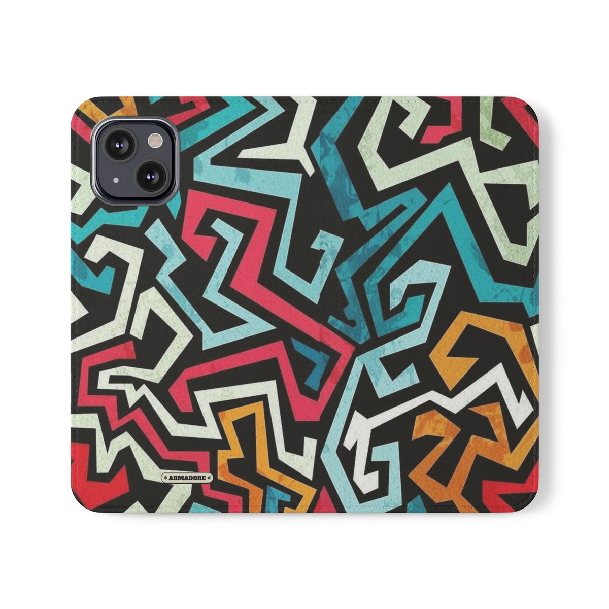 Color Blast Vegan Leather Flip Case