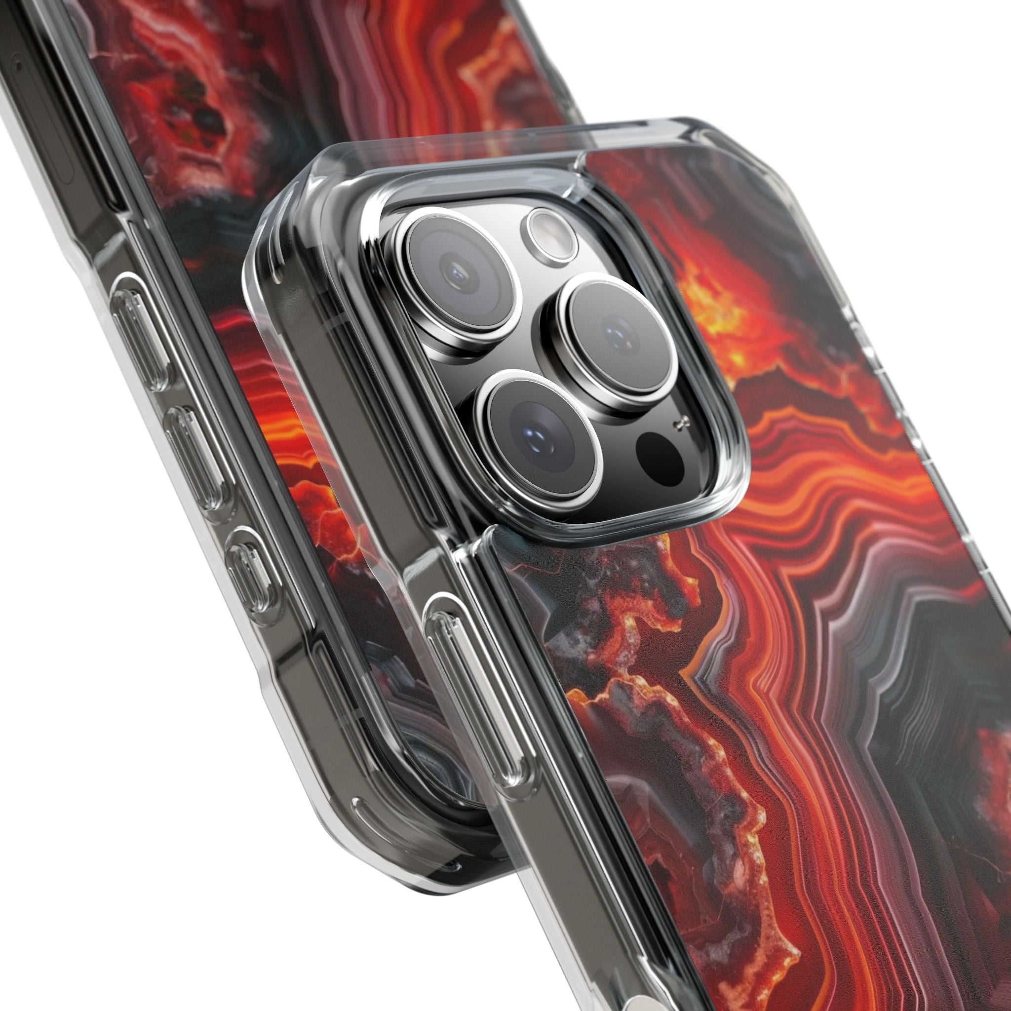 Molten Magma Clear MagSafe® Impact Cases