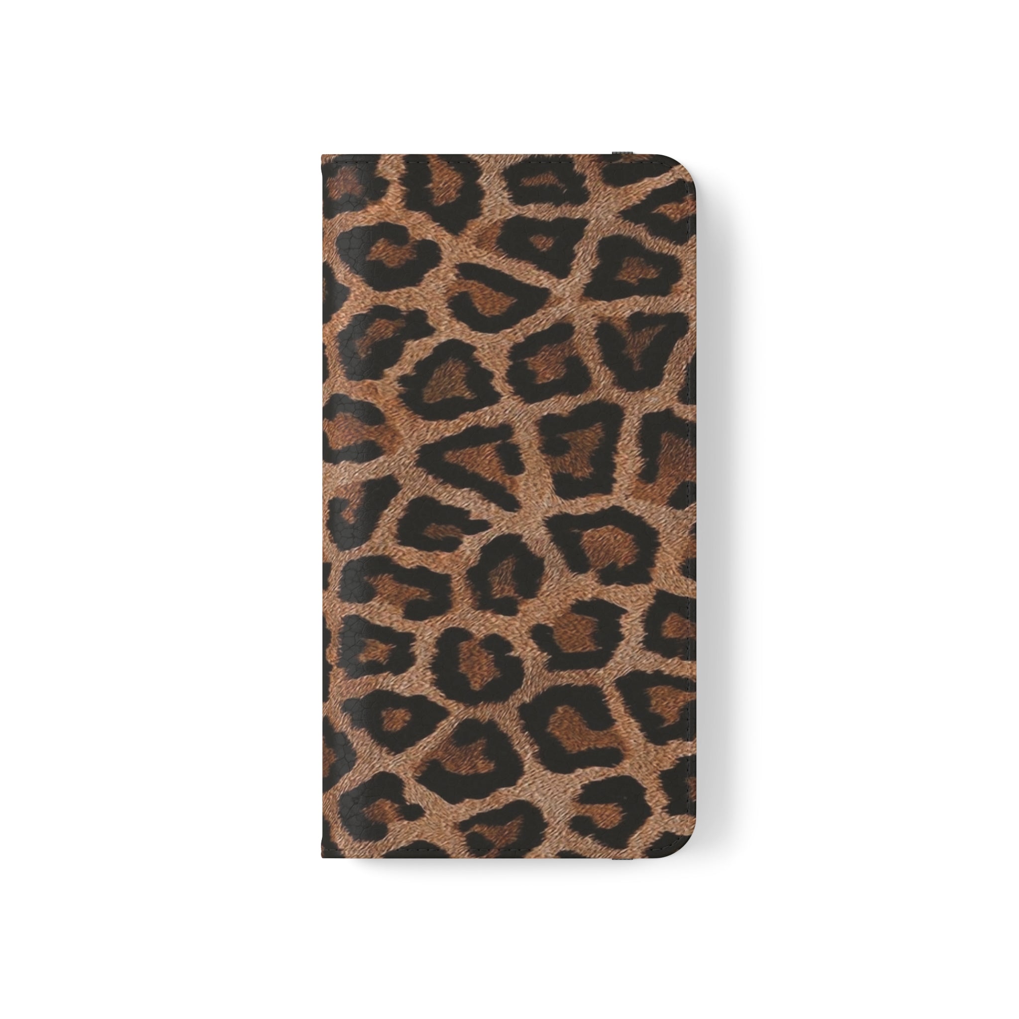 Leopard Skin Vegan Leather Flip Case