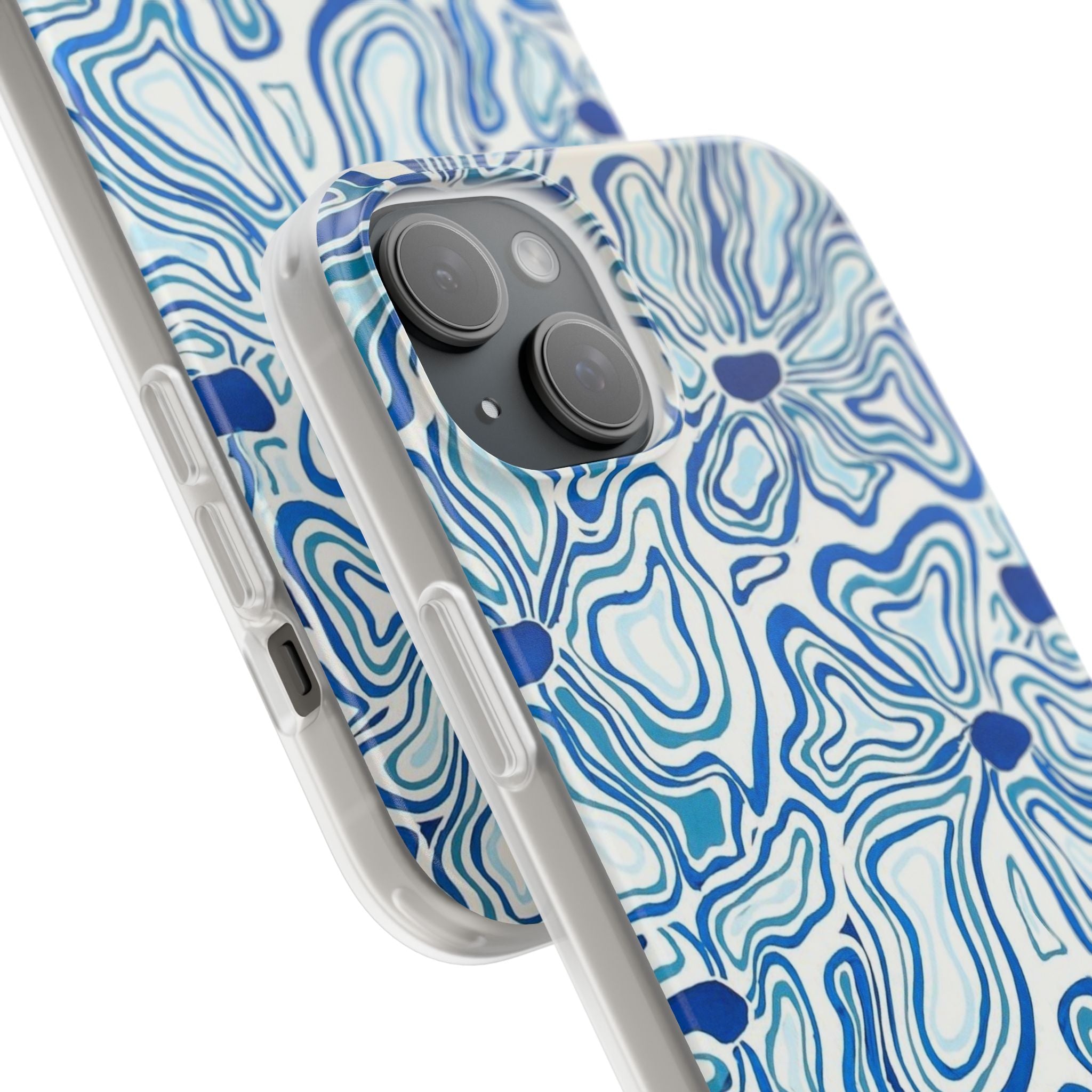 Modern Blue Flexi Phone Case