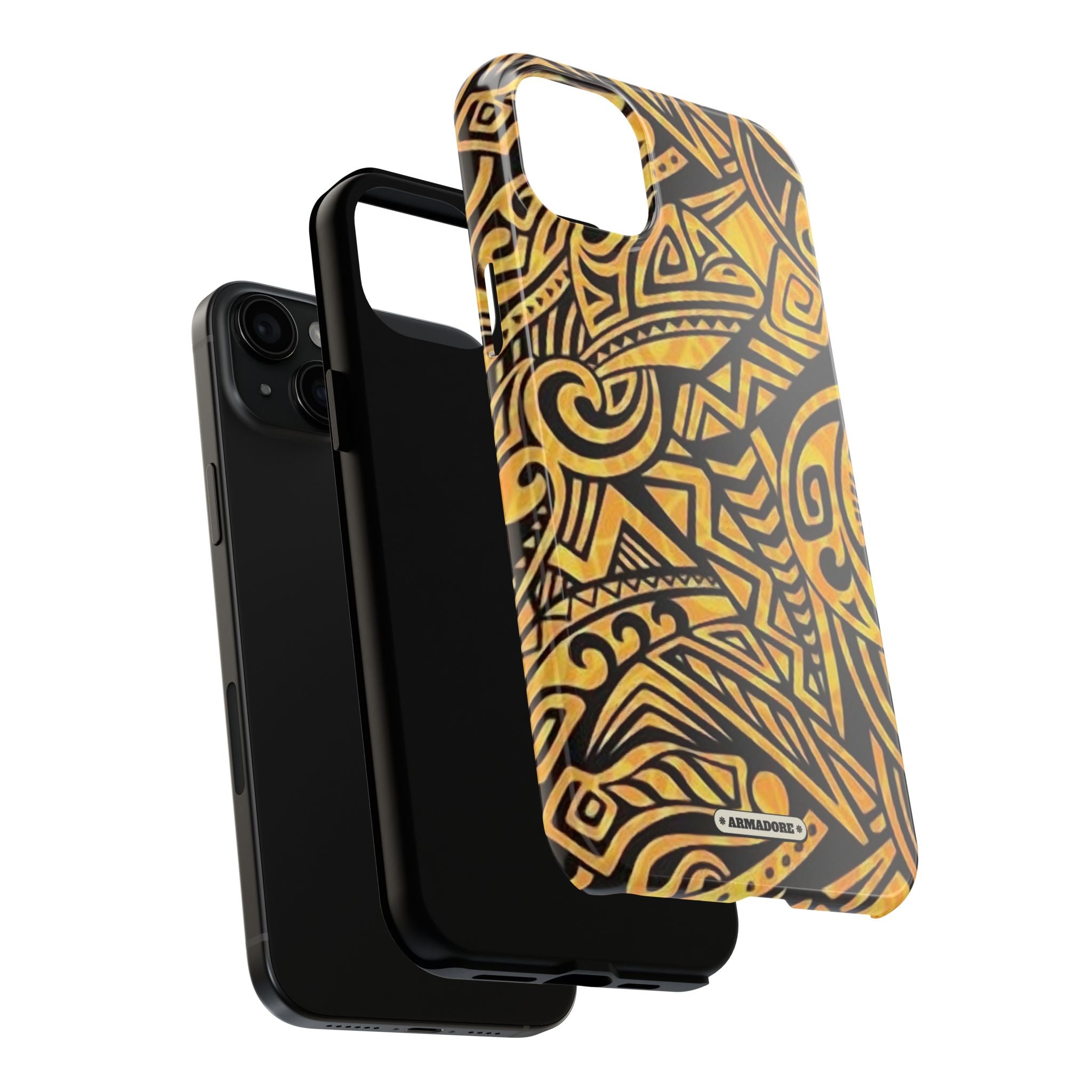 Yellow Pattern Tough Phone Case