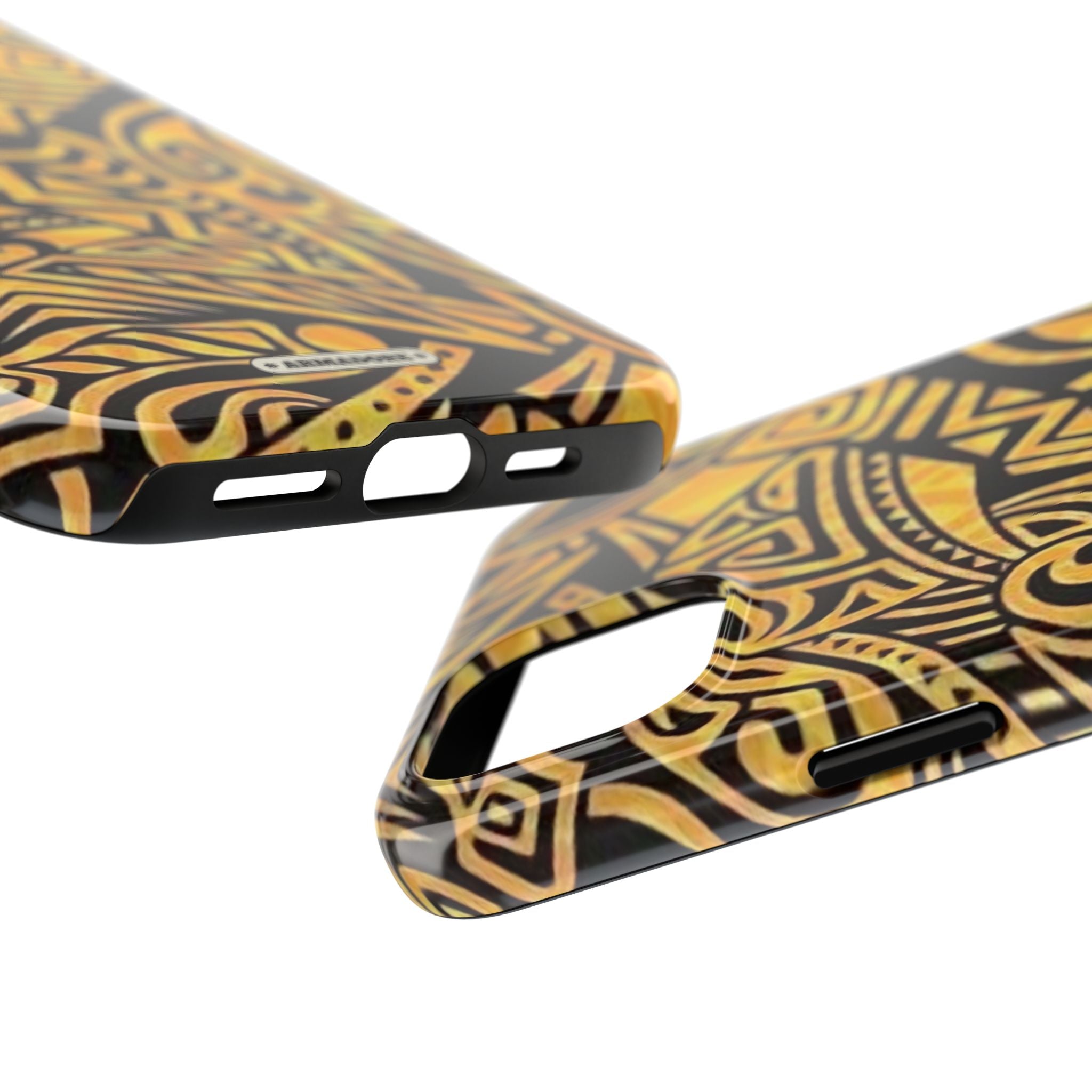 Yellow Pattern Tough Phone Case