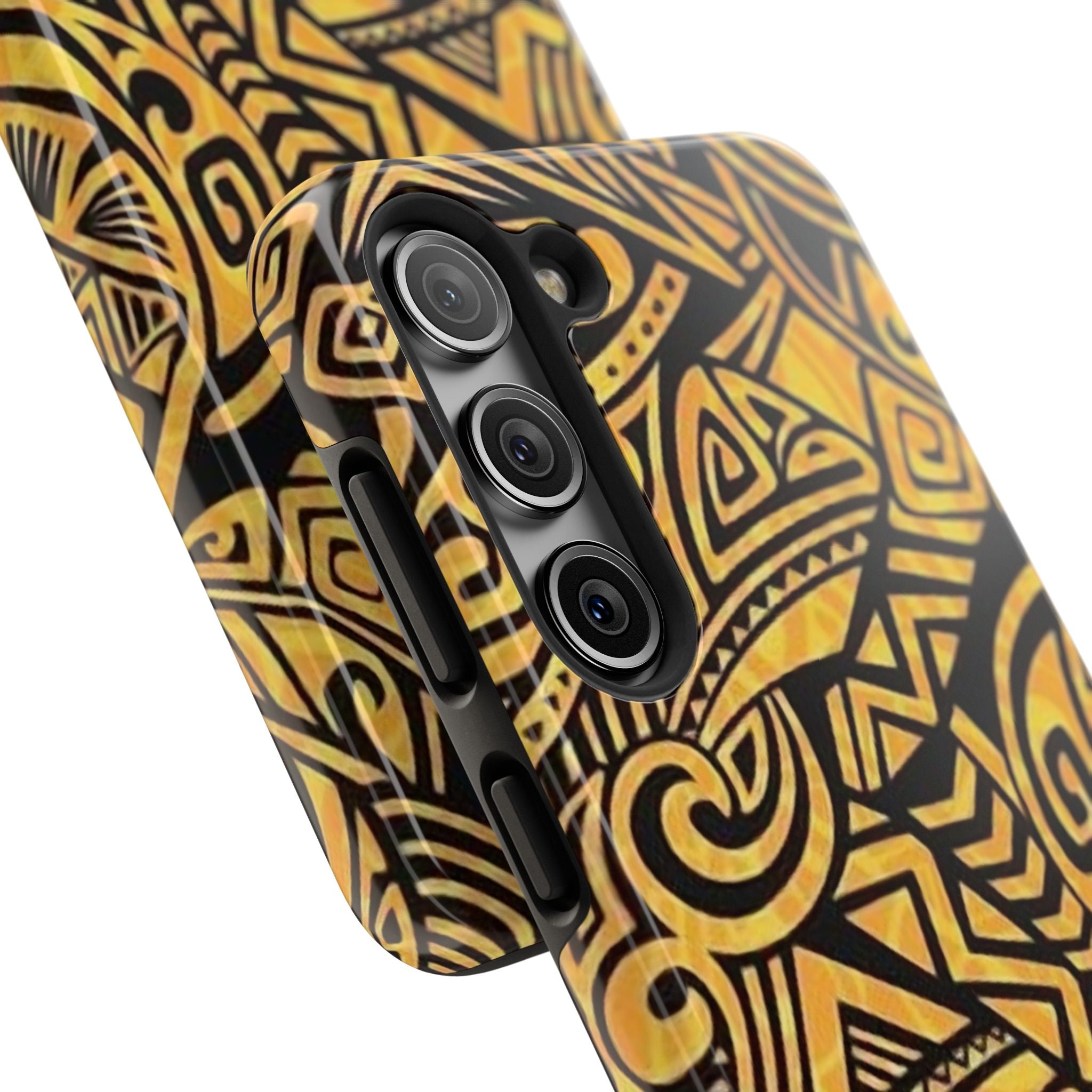 Yellow Pattern Tough Phone Case