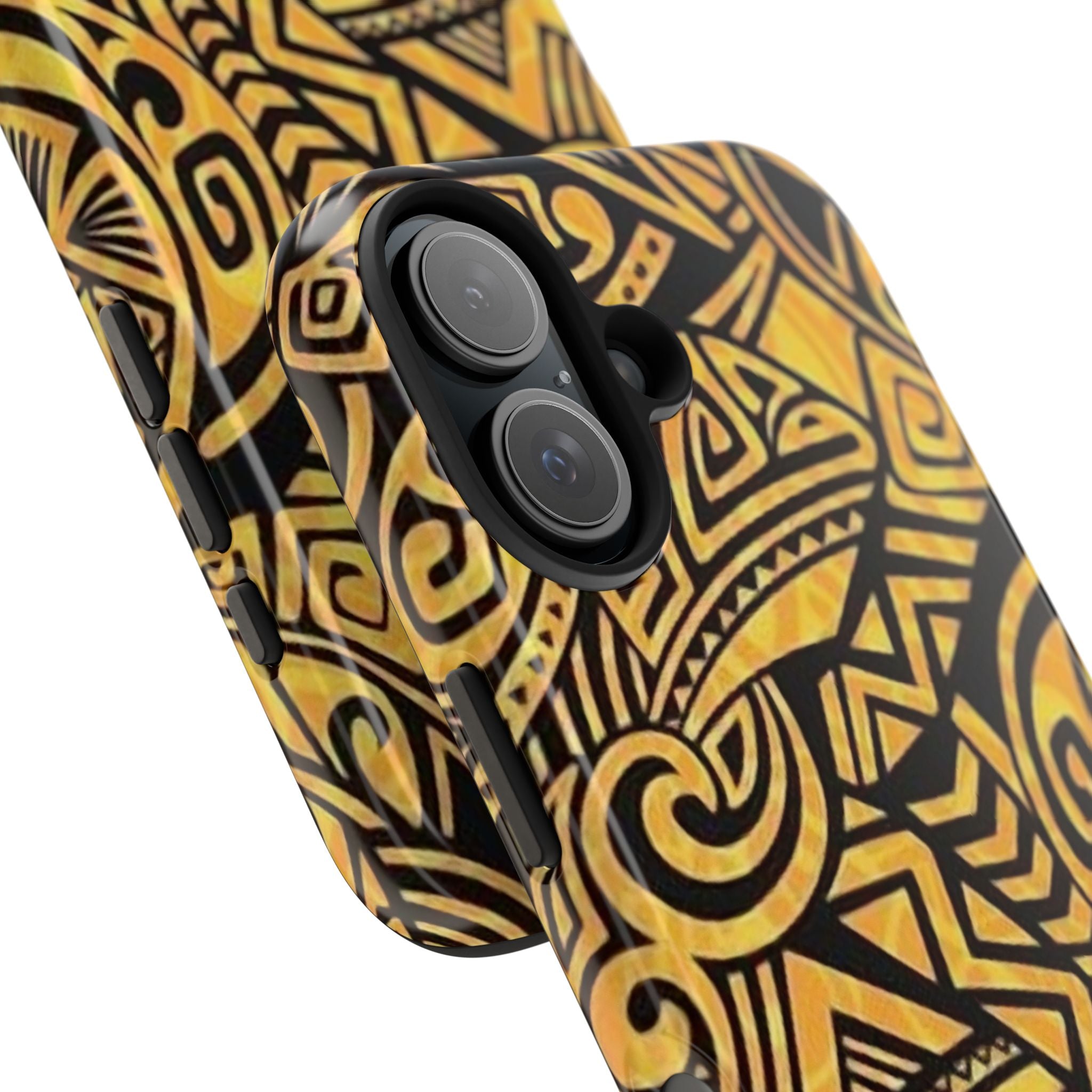 Yellow Pattern Tough Phone Case