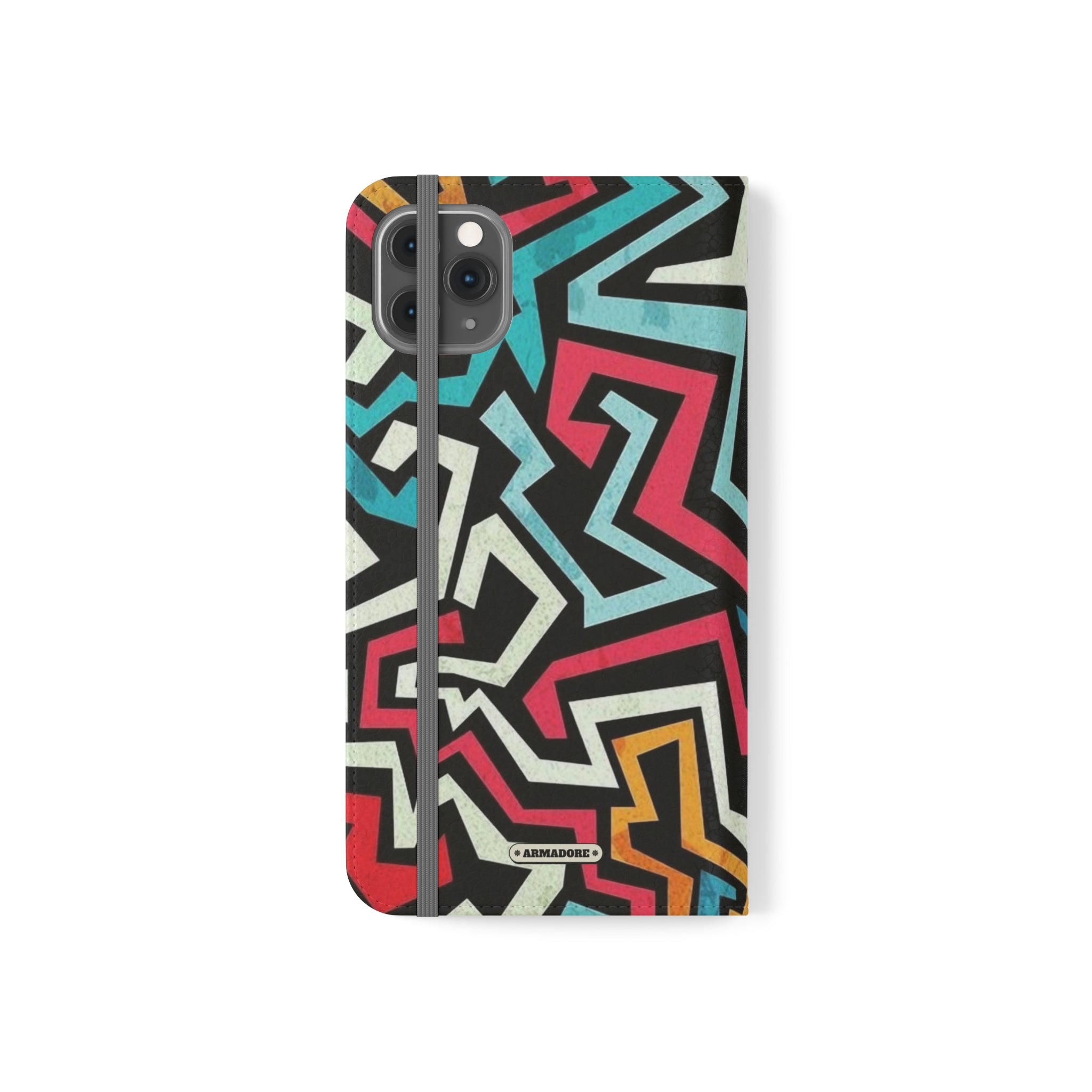 Color Blast Vegan Leather Flip Case