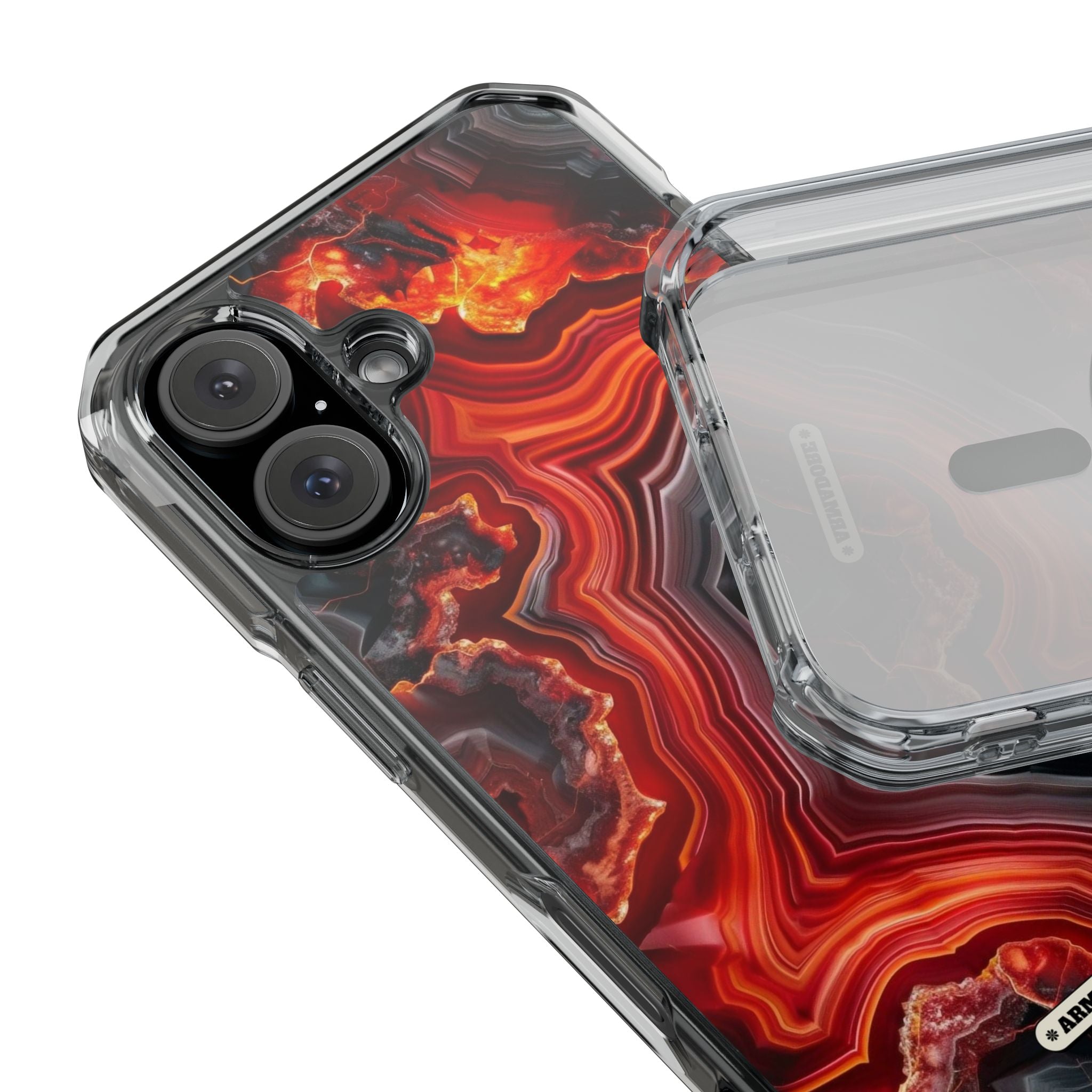 Molten Magma Clear MagSafe® Impact Cases