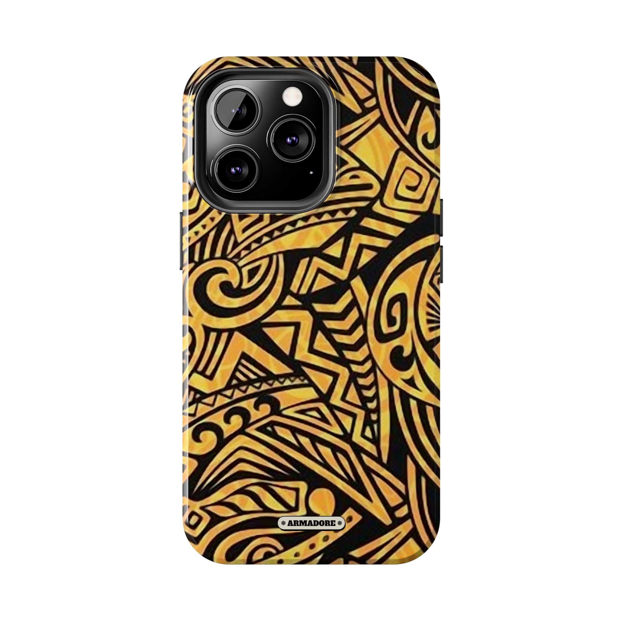 Yellow Pattern Tough Phone Case