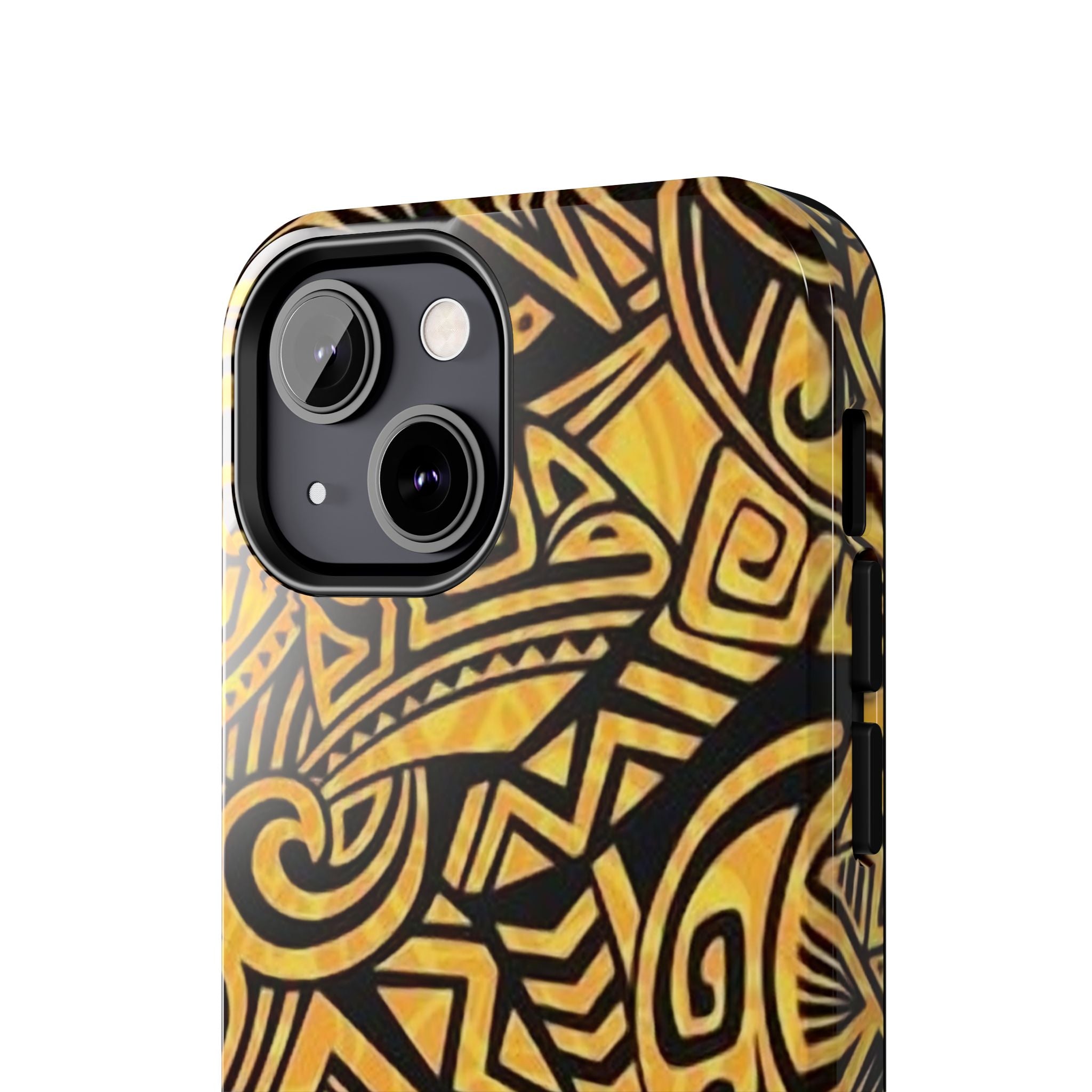 Yellow Pattern Tough Phone Case