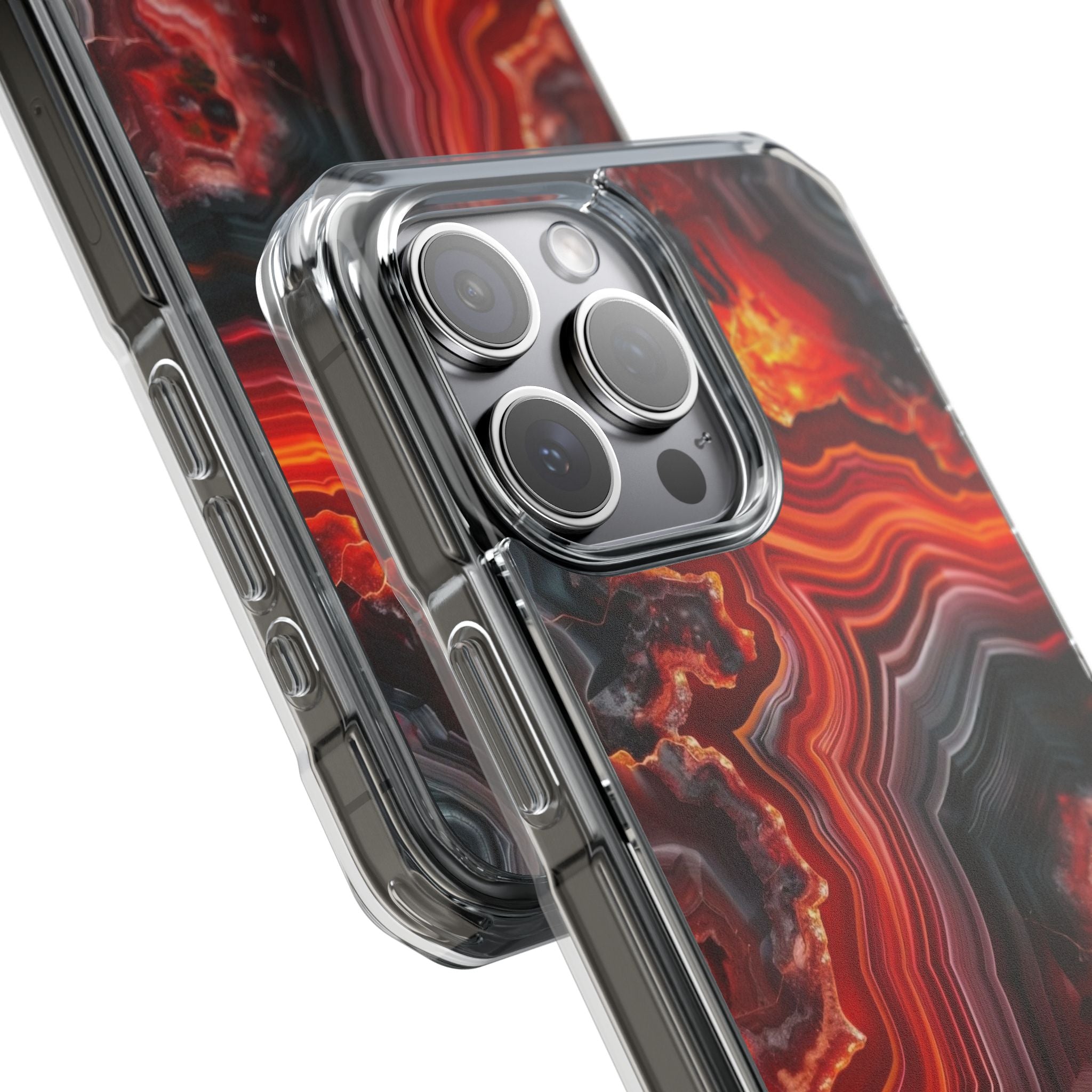 Molten Magma Clear MagSafe® Impact Cases