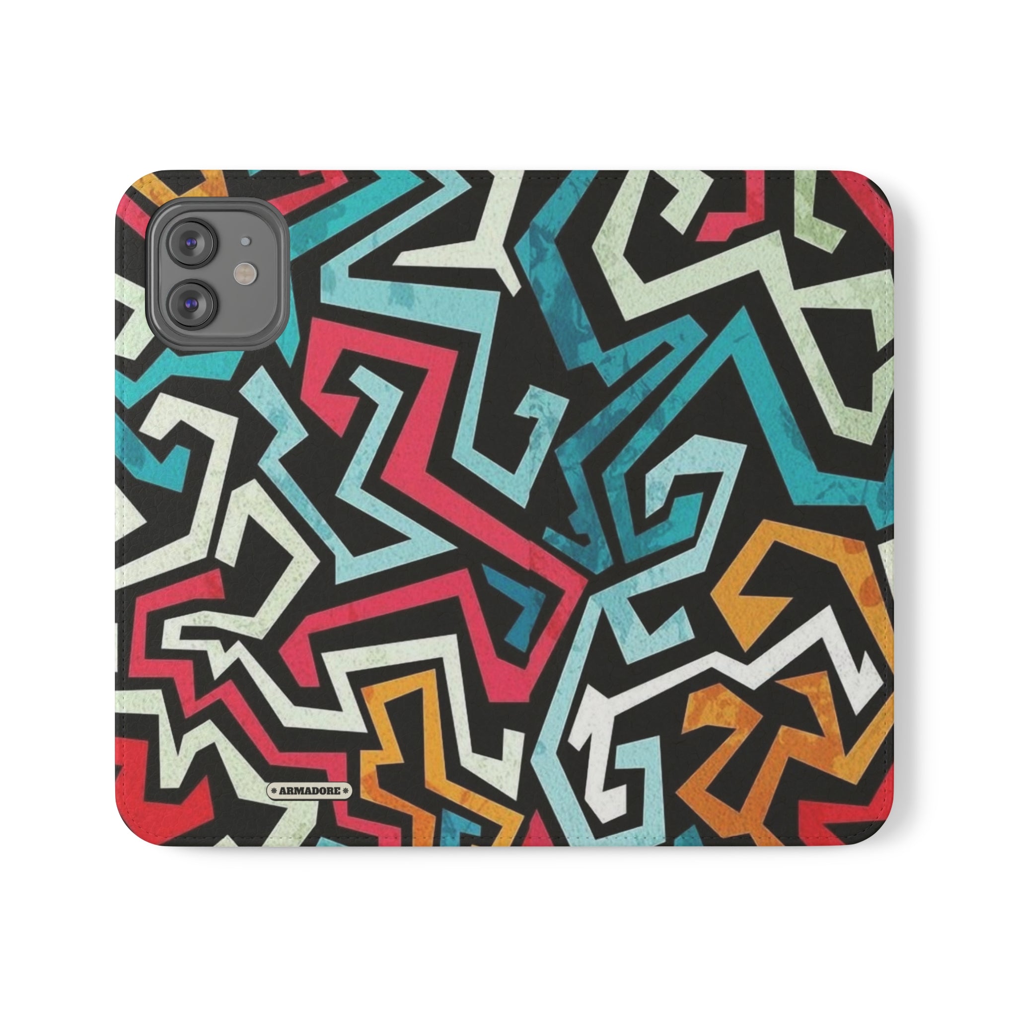 Color Blast Vegan Leather Flip Case