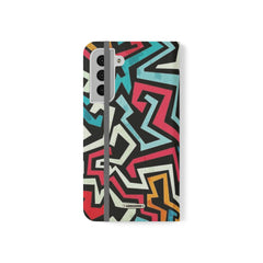 Color Blast Vegan Leather Flip Case