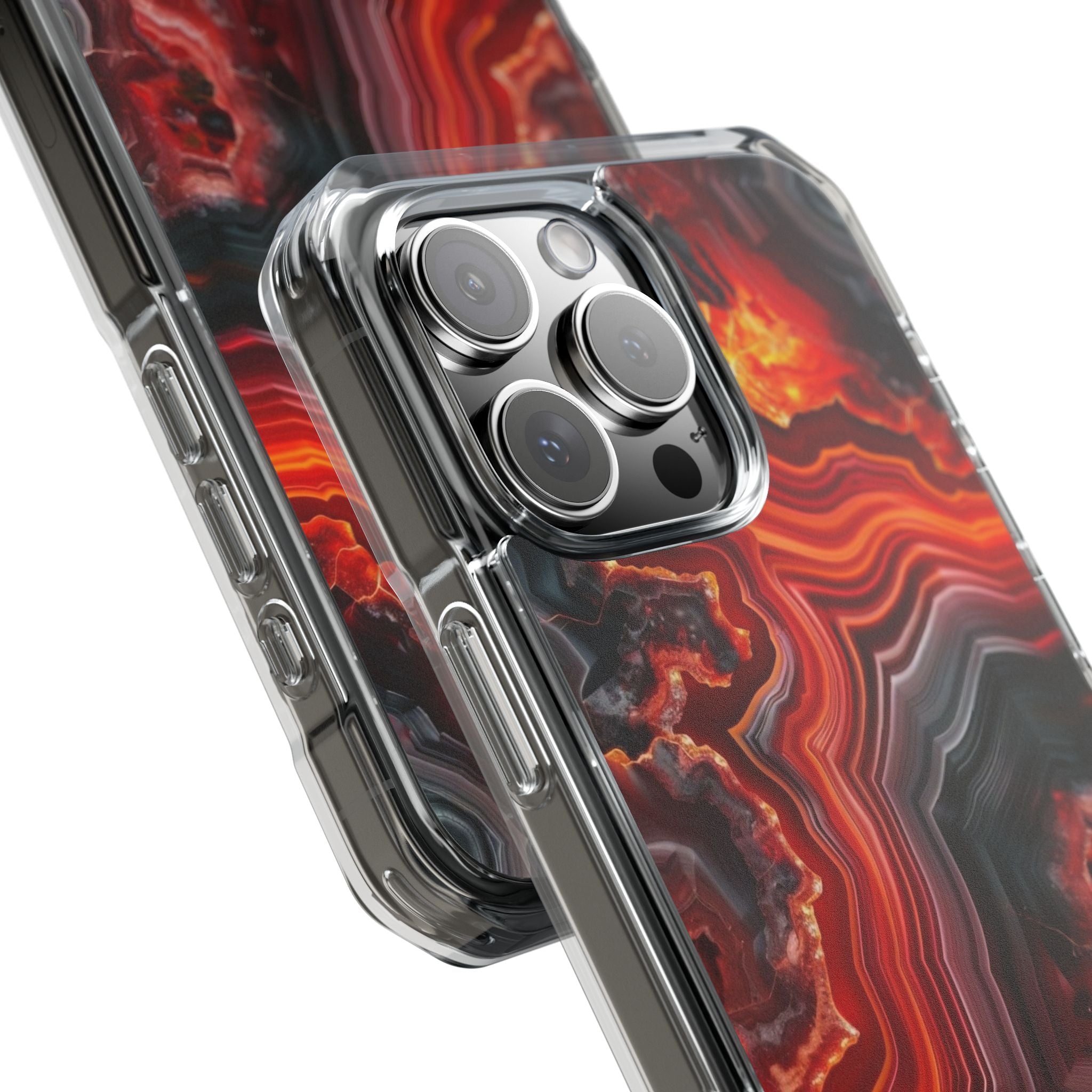 Molten Magma Clear MagSafe® Impact Cases