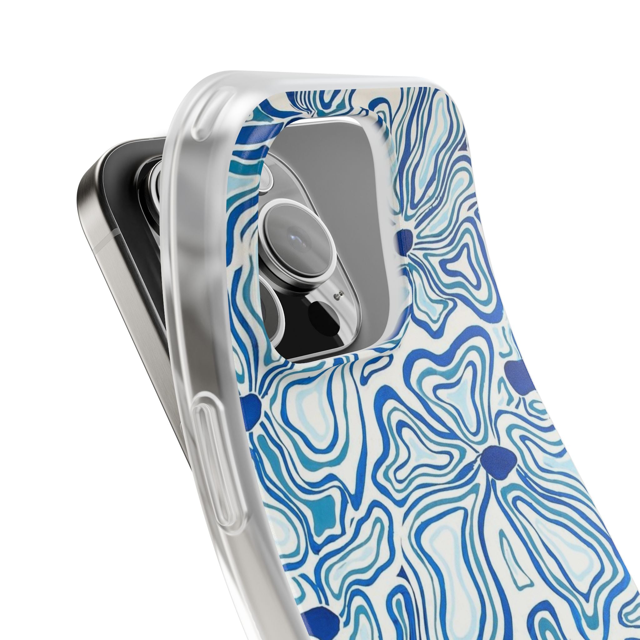 Modern Blue Flexi Phone Case