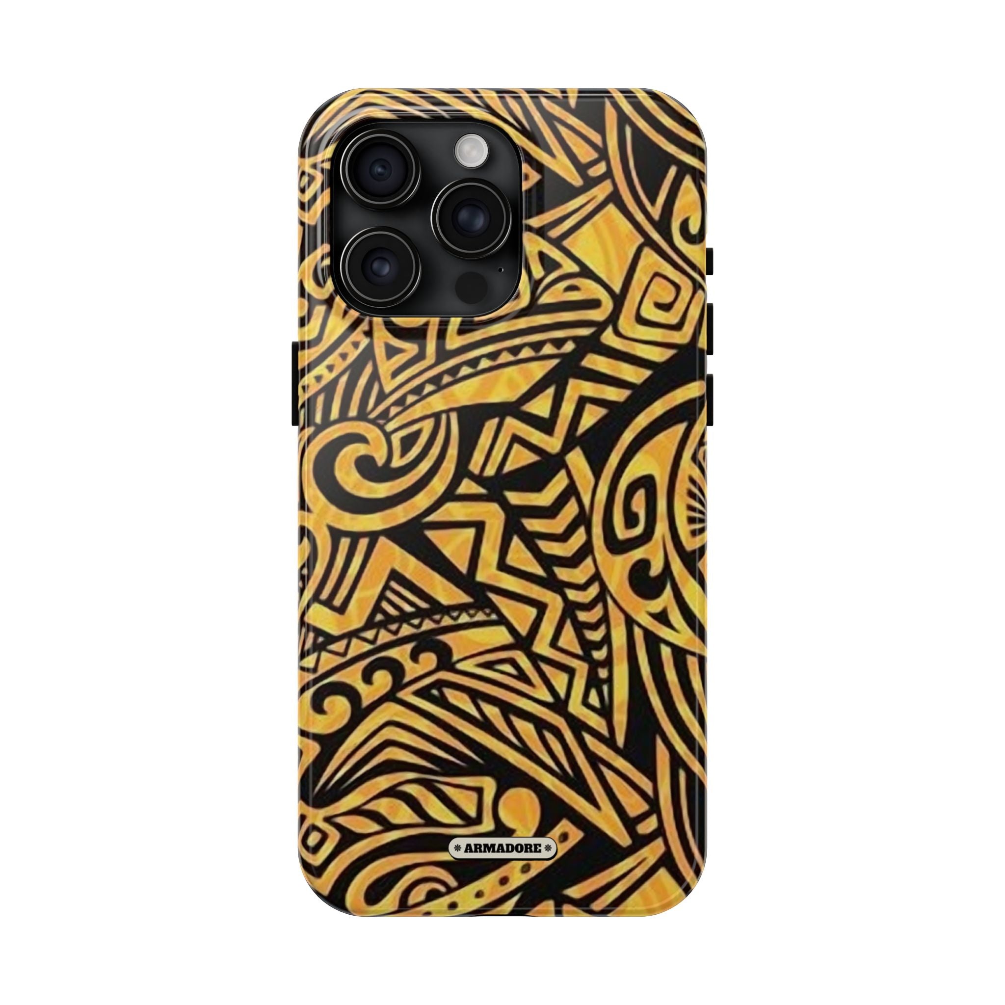 Yellow Pattern Tough Phone Case