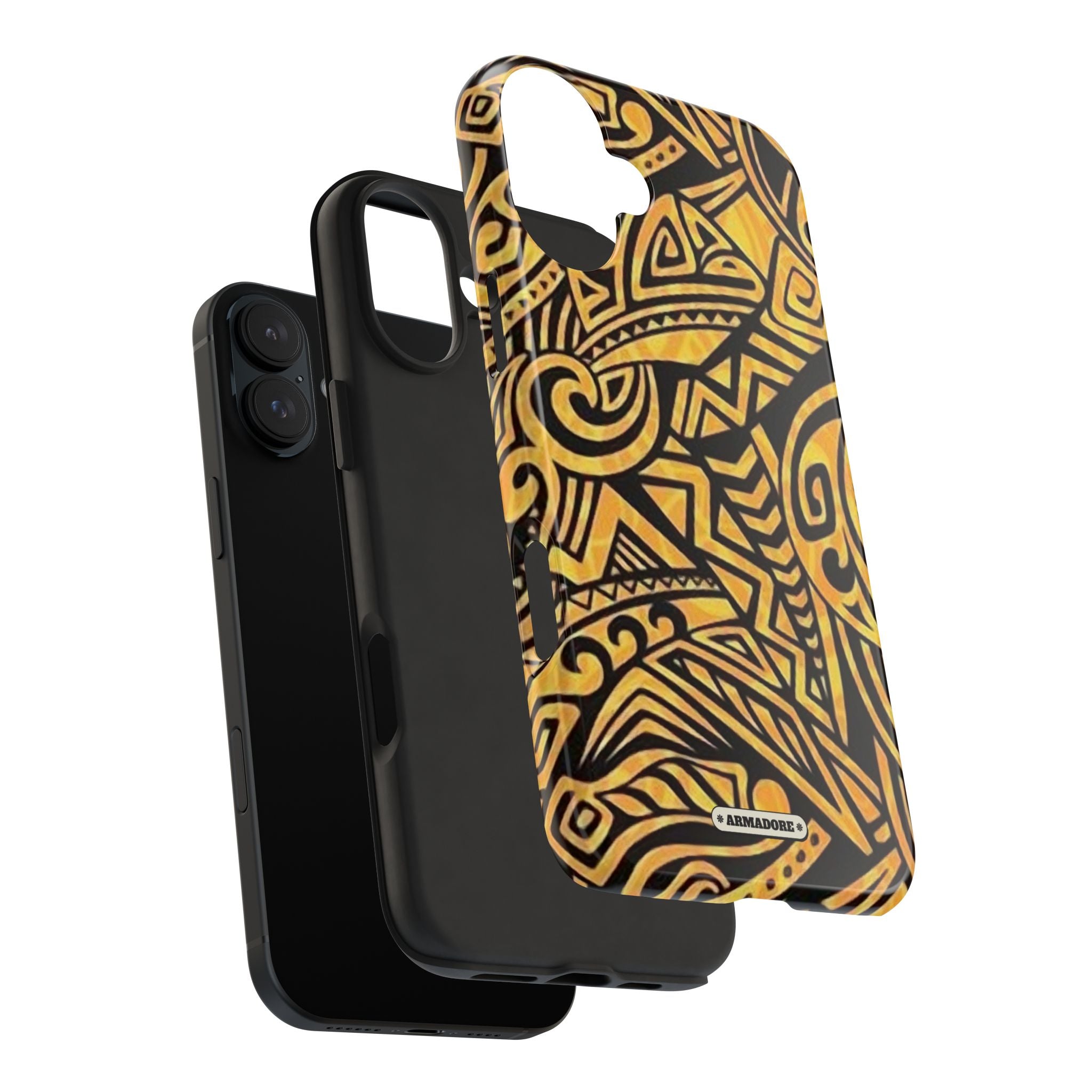 Yellow Pattern Tough Phone Case