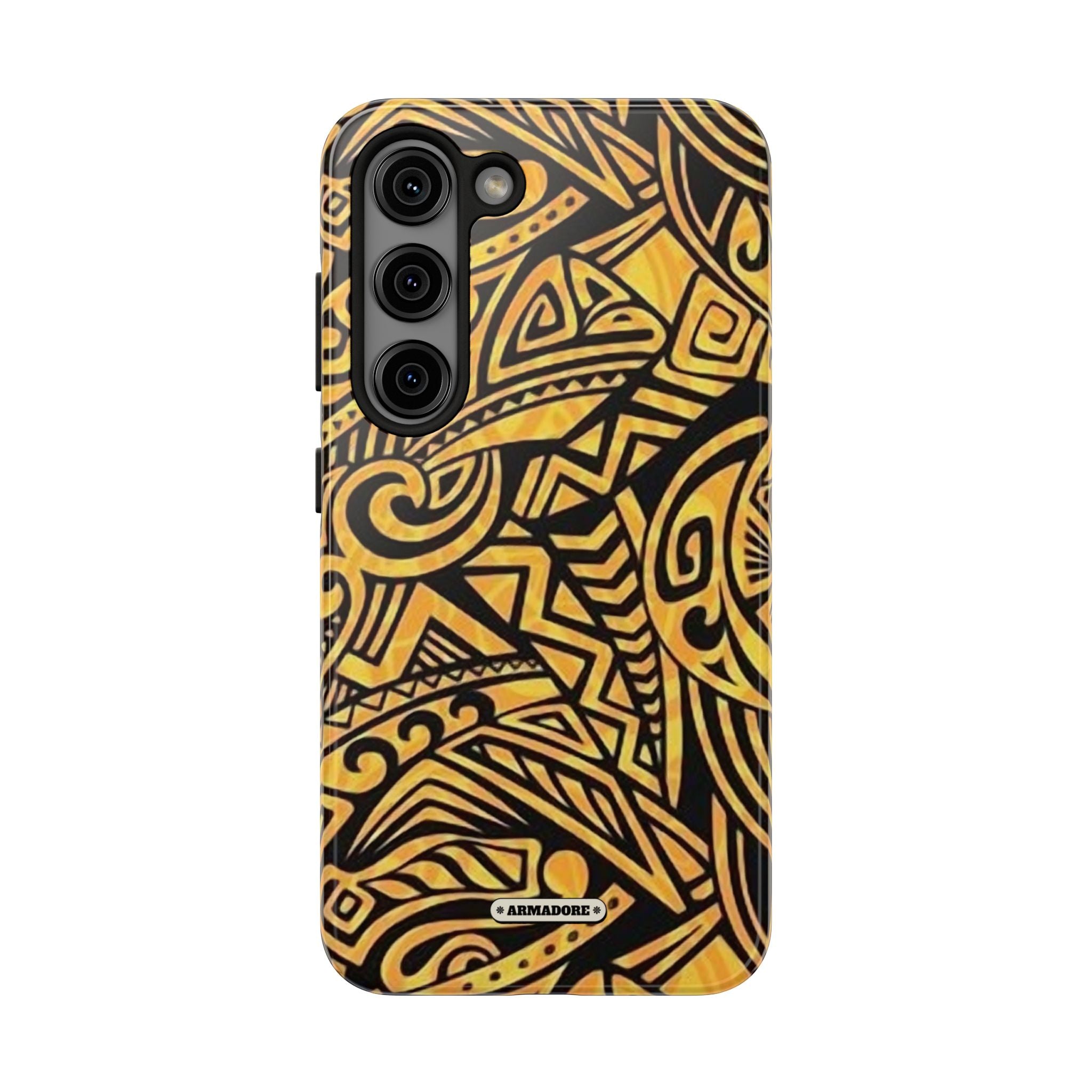 Yellow Pattern Tough Phone Case