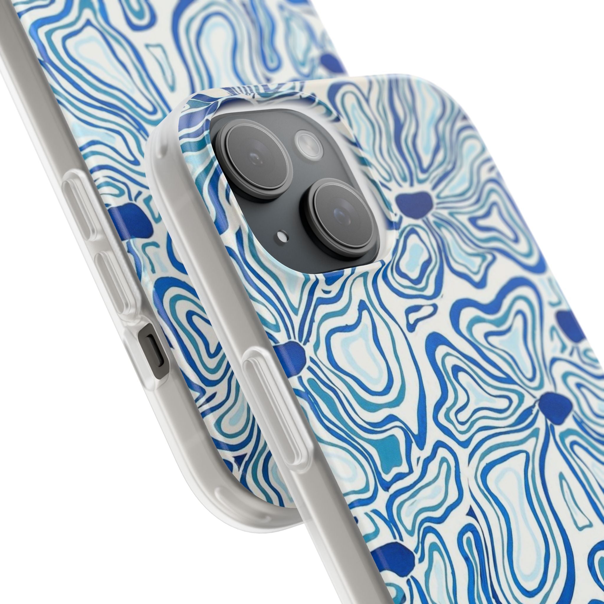 Modern Blue Flexi Phone Case