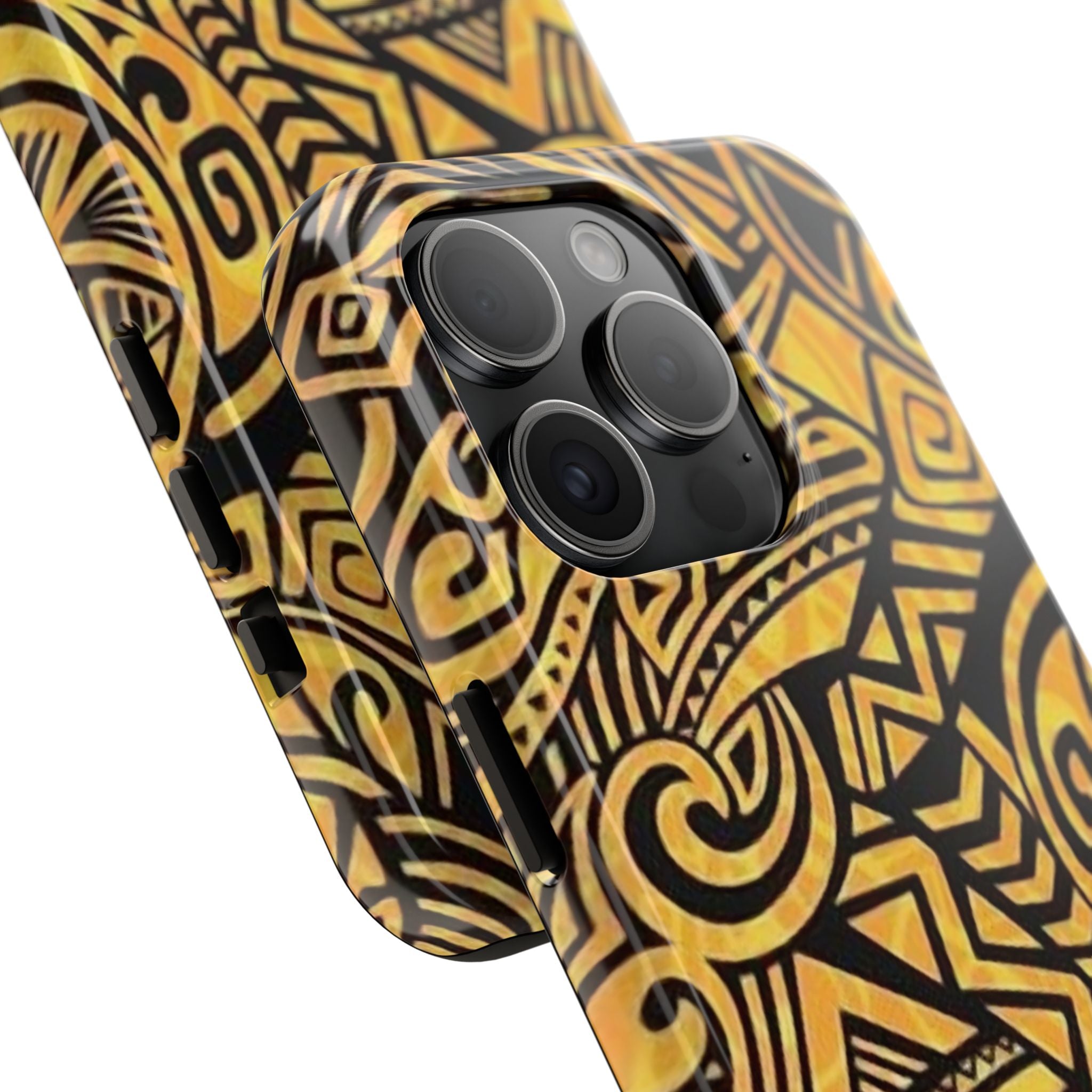 Yellow Pattern Tough Phone Case