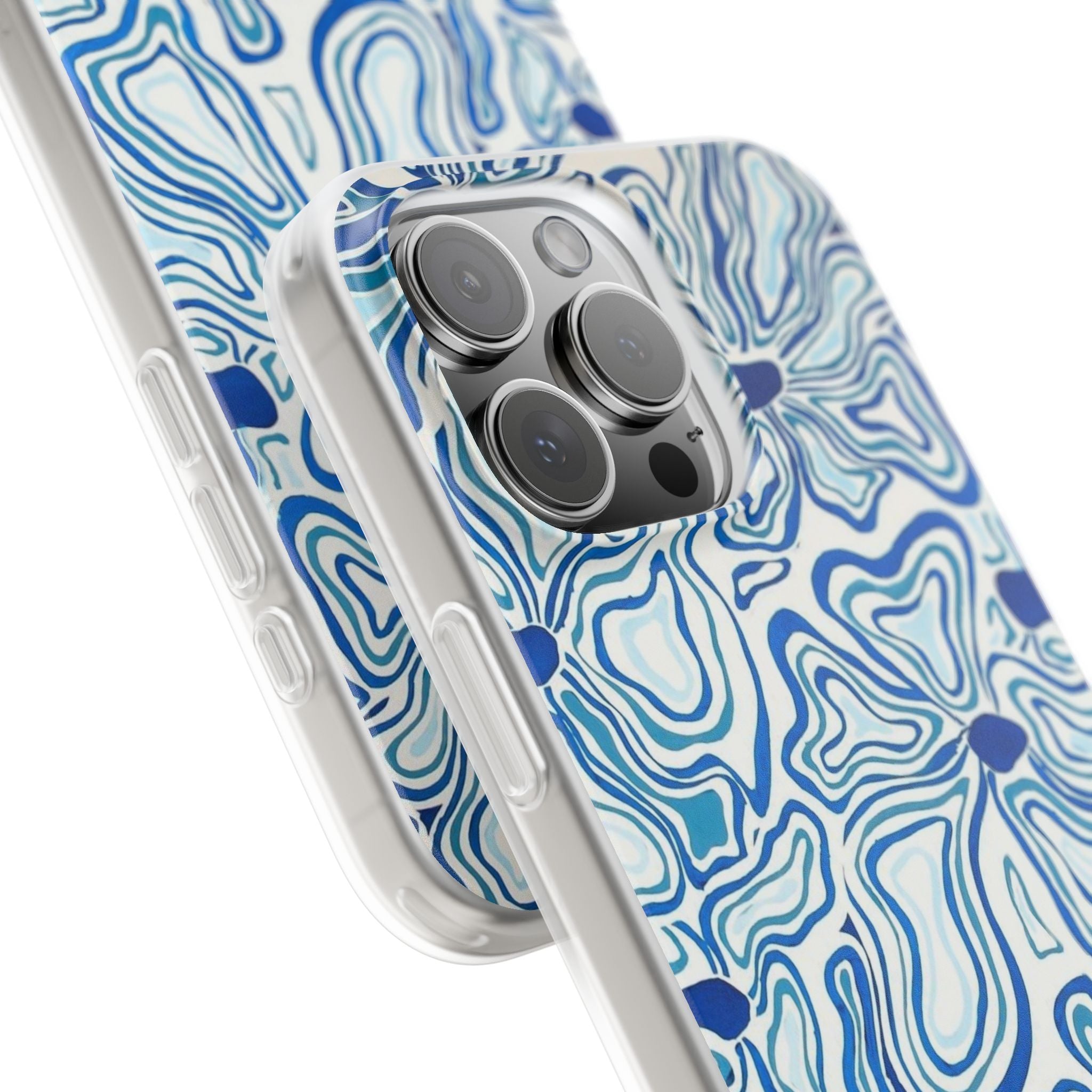 Modern Blue Flexi Phone Case