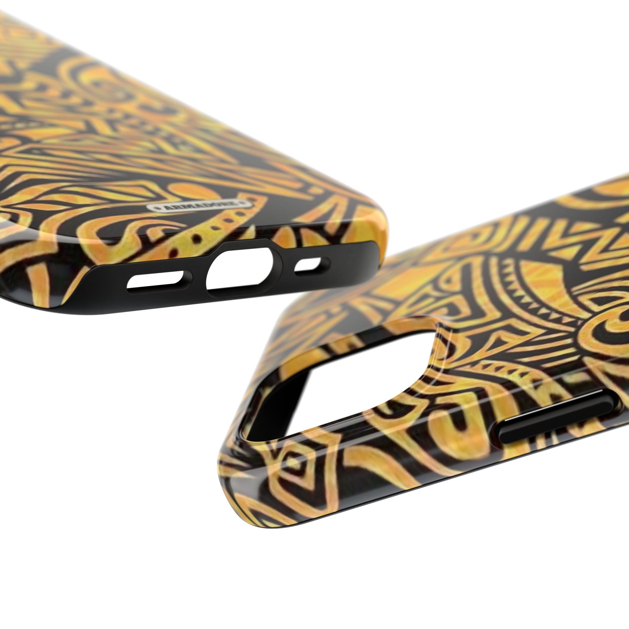 Yellow Pattern Tough Phone Case