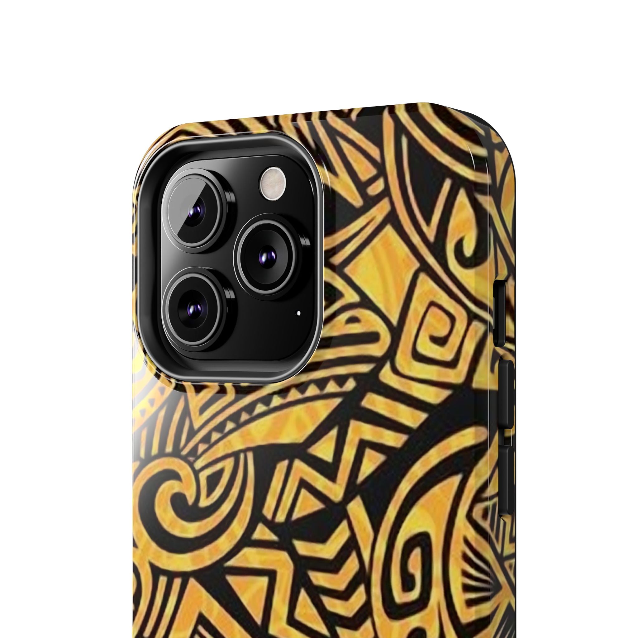 Yellow Pattern Tough Phone Case