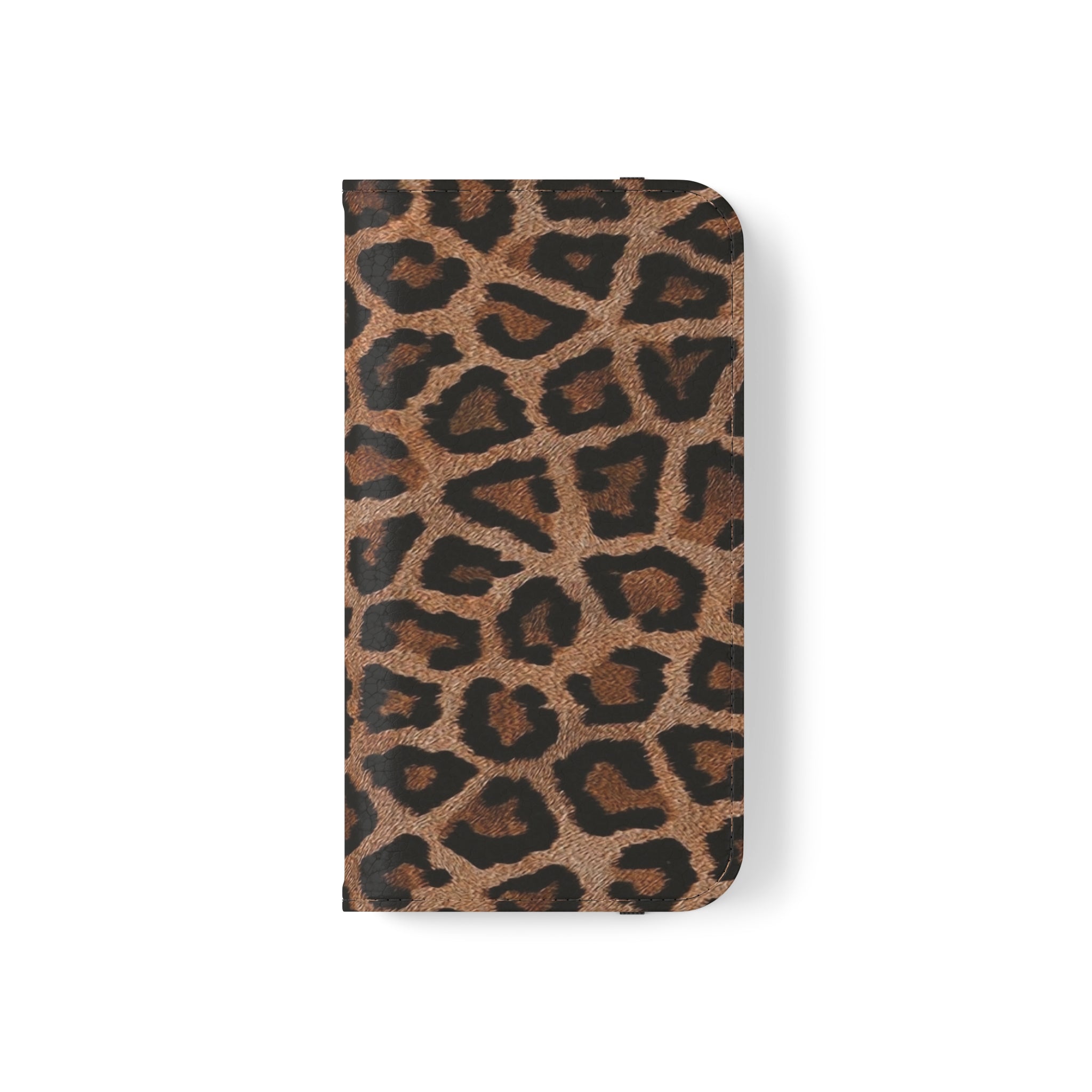 Leopard Skin Vegan Leather Flip Case