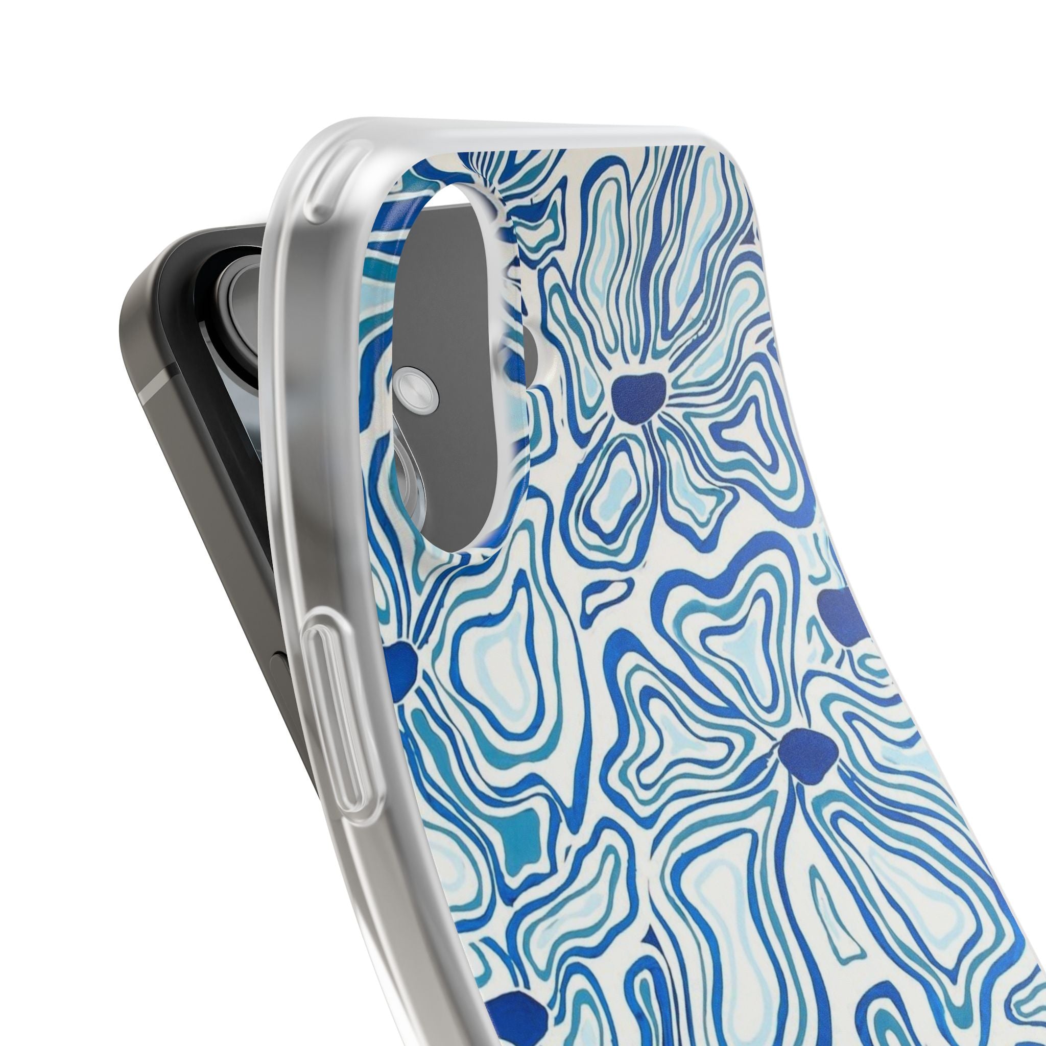 Modern Blue Flexi Phone Case