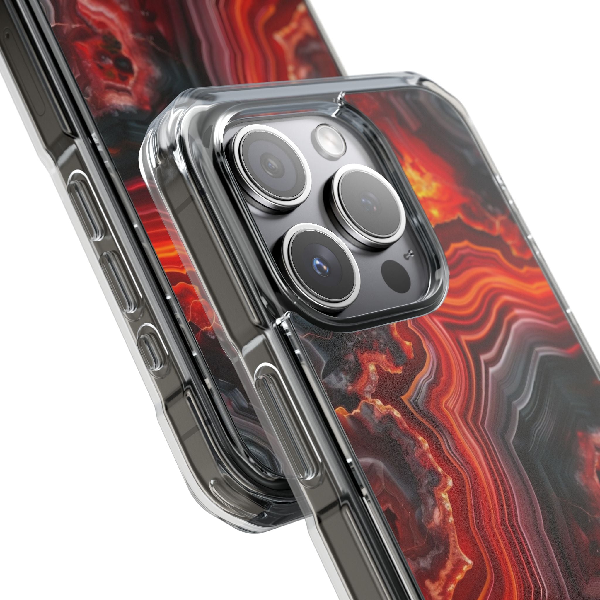 Molten Magma Clear MagSafe® Impact Cases