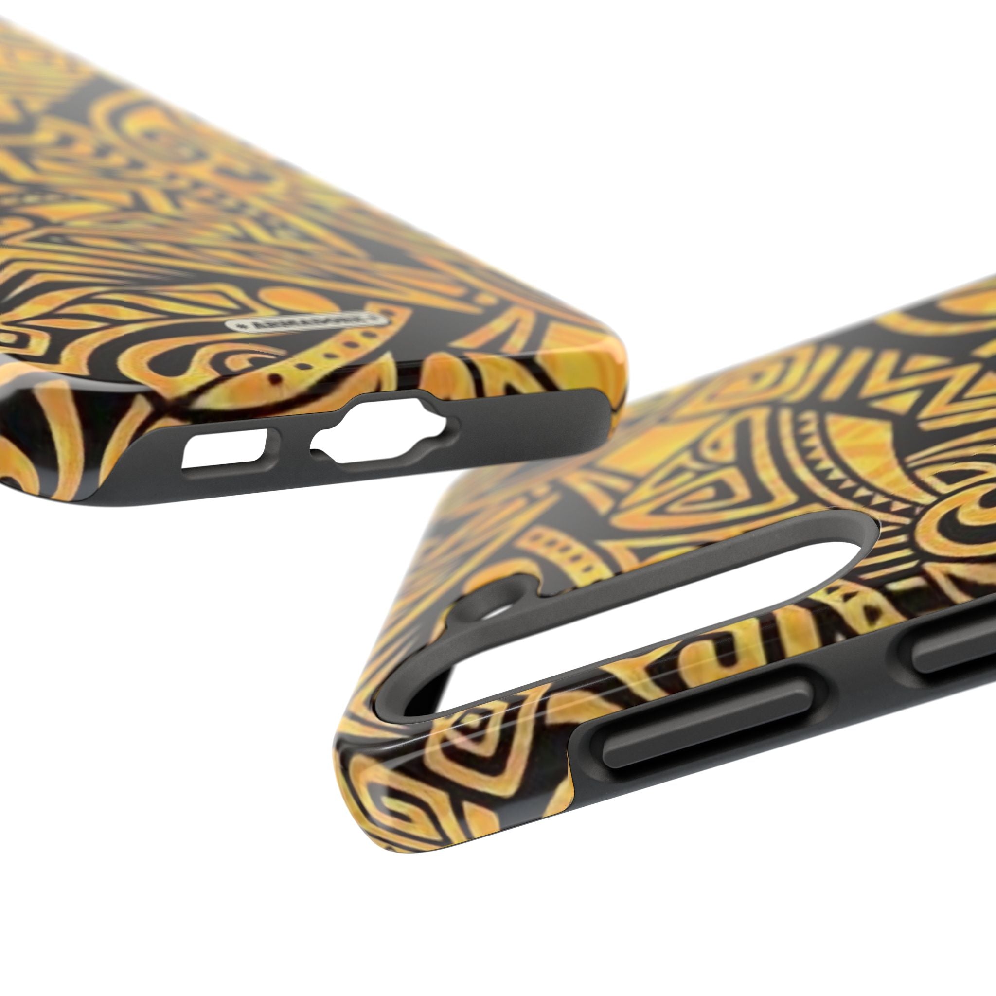 Yellow Pattern Tough Phone Case