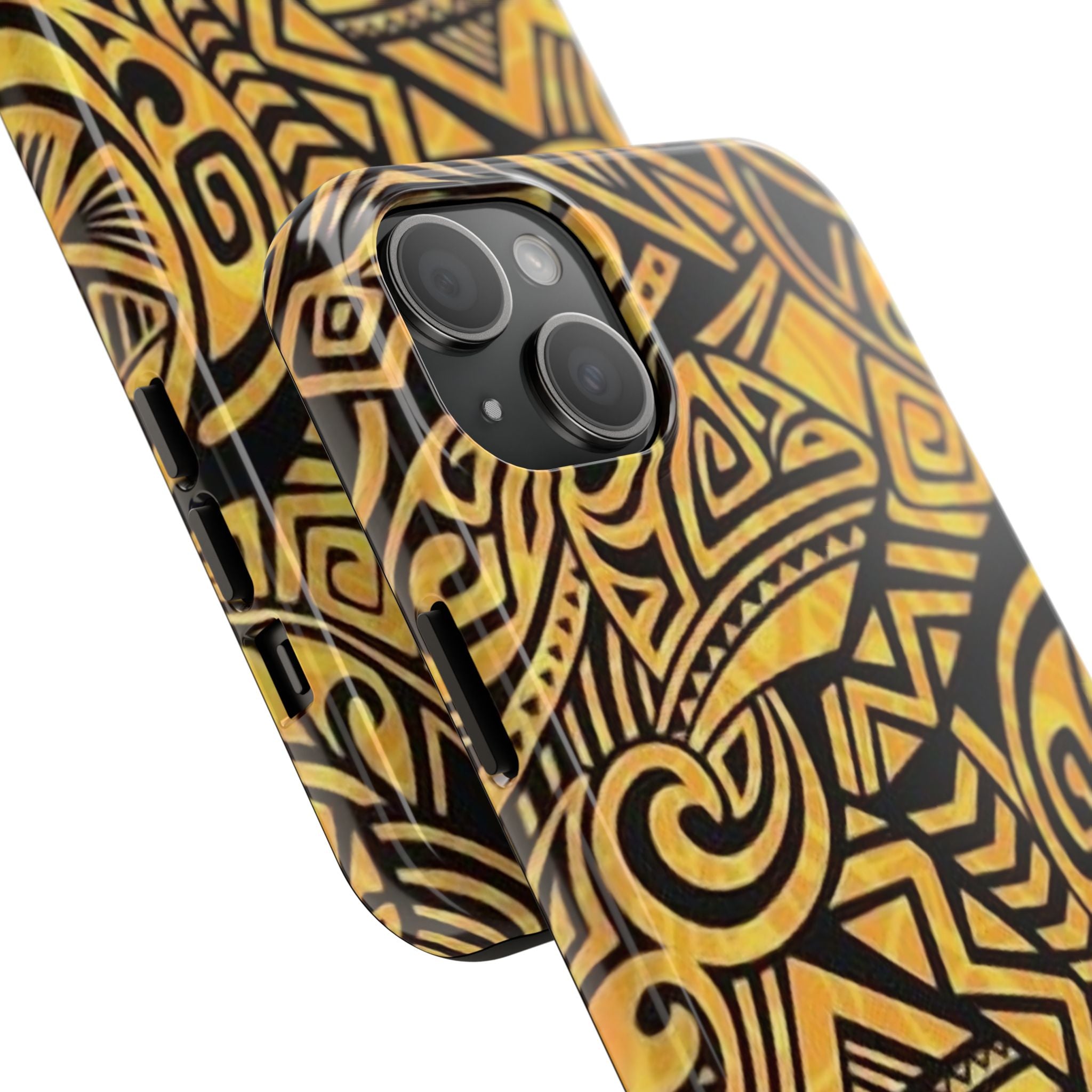 Yellow Pattern Tough Phone Case