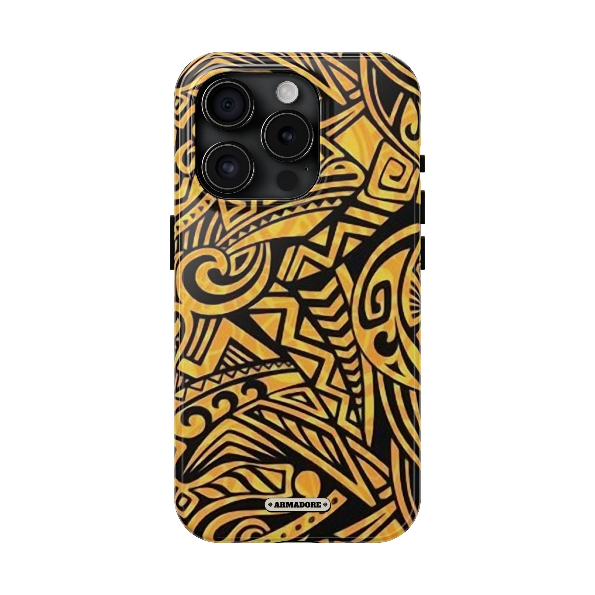 Yellow Pattern Tough Phone Case