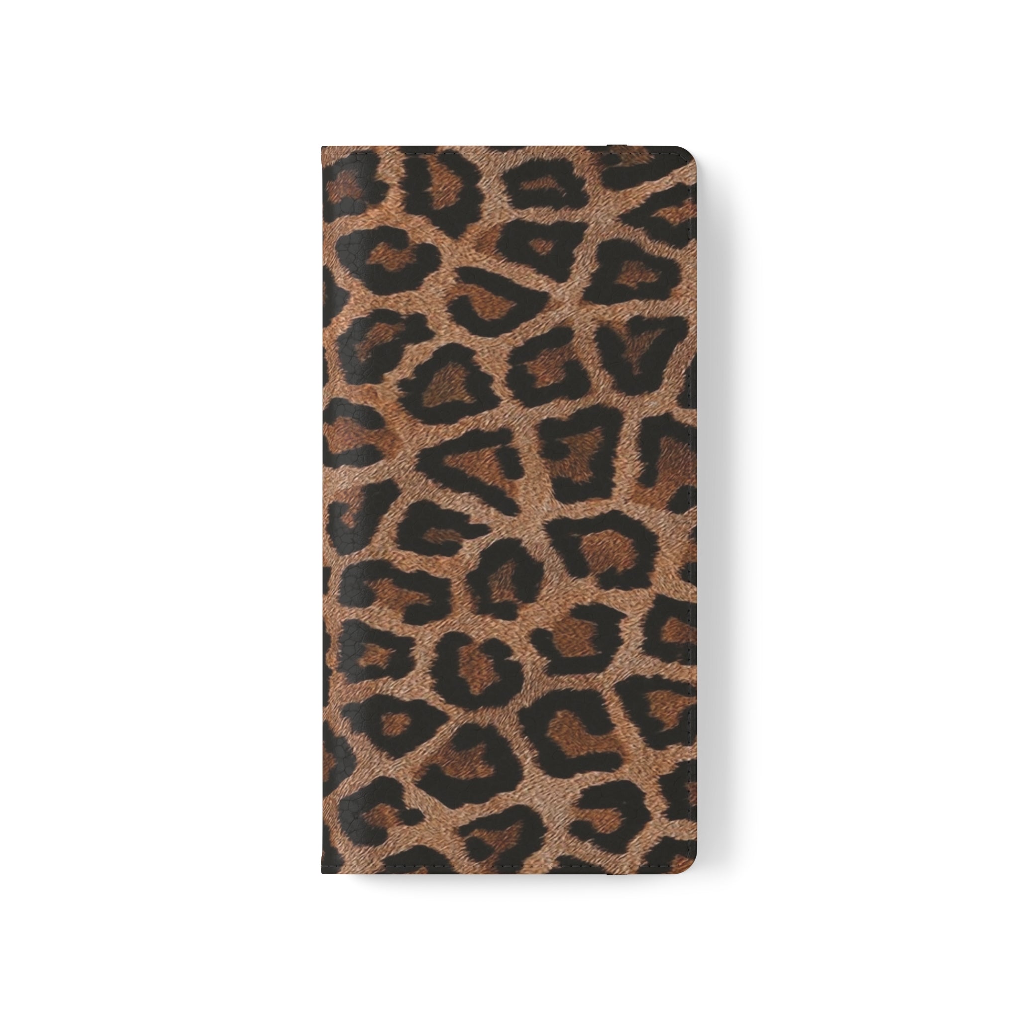 Leopard Skin Vegan Leather Flip Case