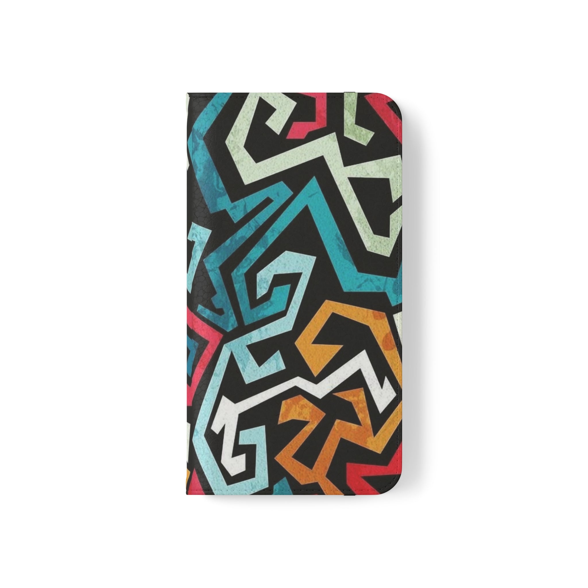 Color Blast Vegan Leather Flip Case