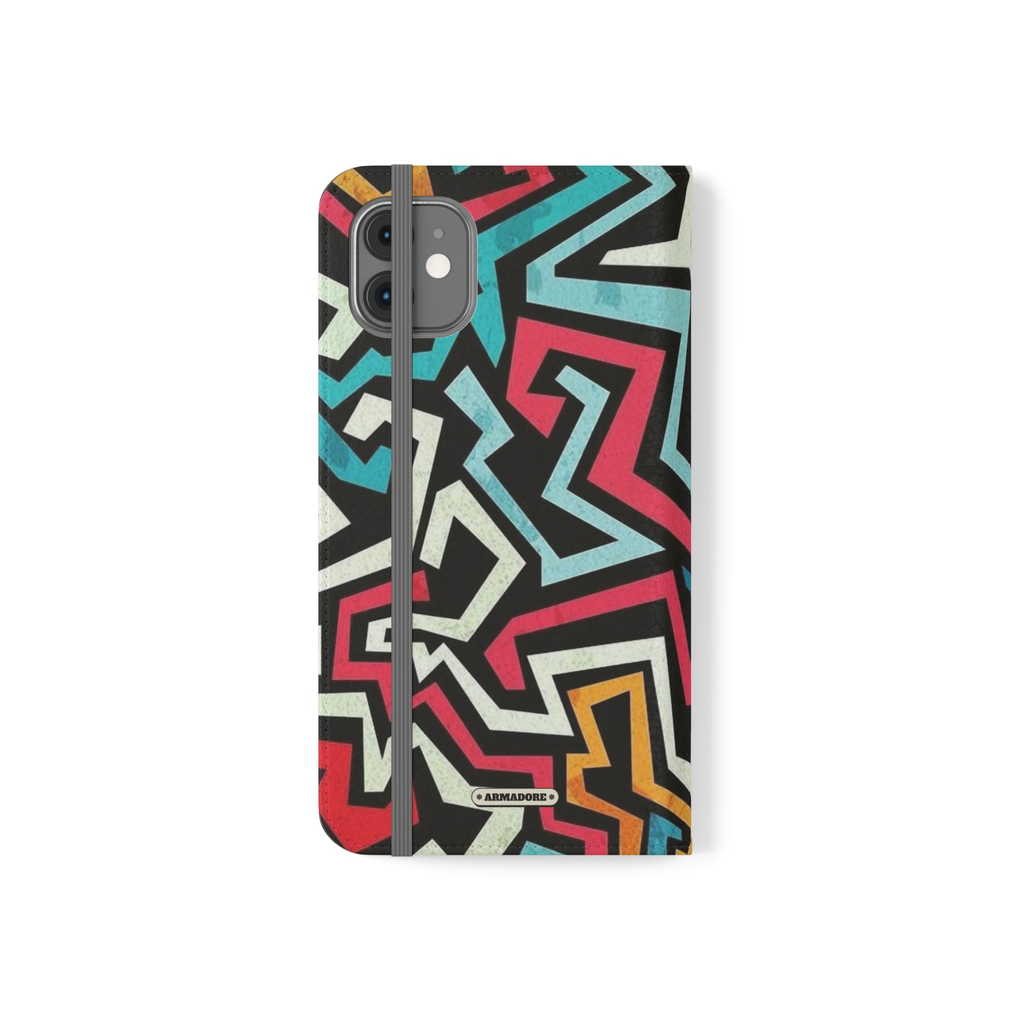 Color Blast Vegan Leather Flip Case