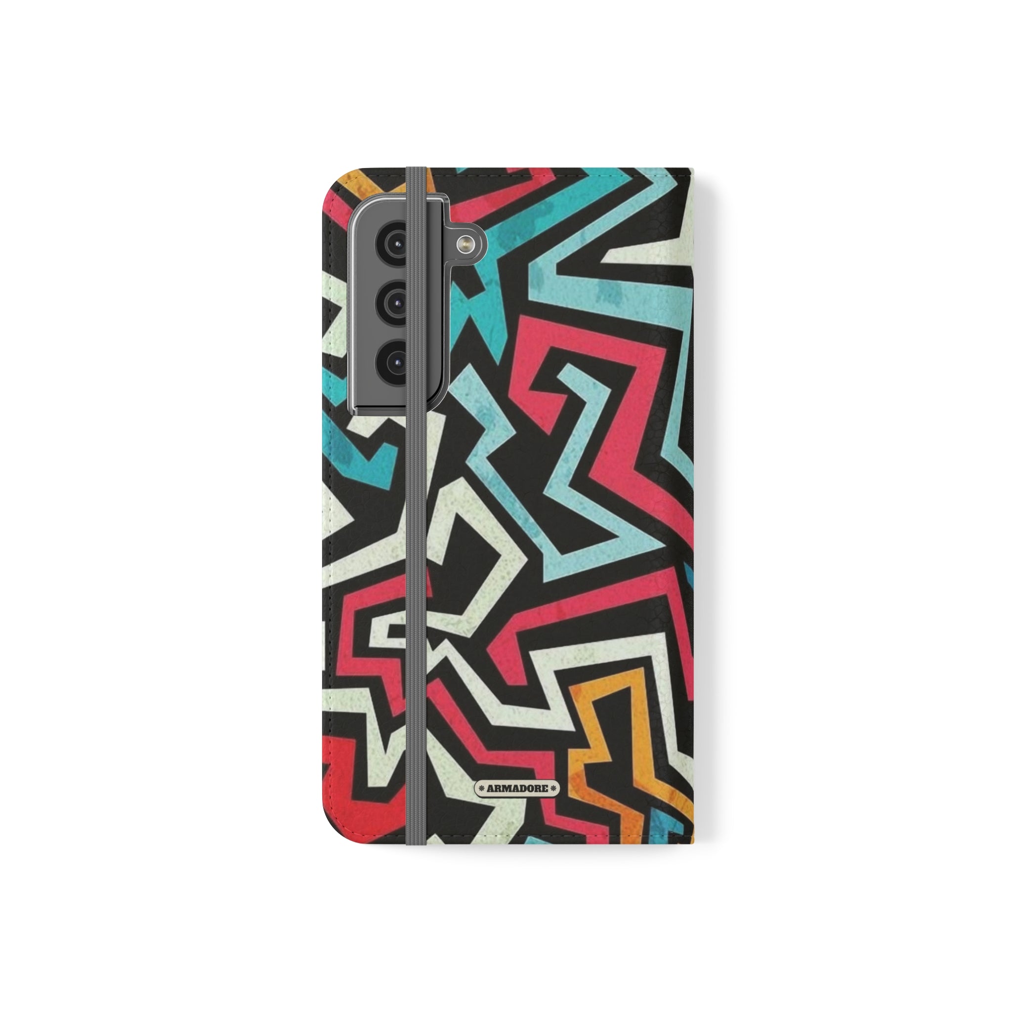 Color Blast Vegan Leather Flip Case