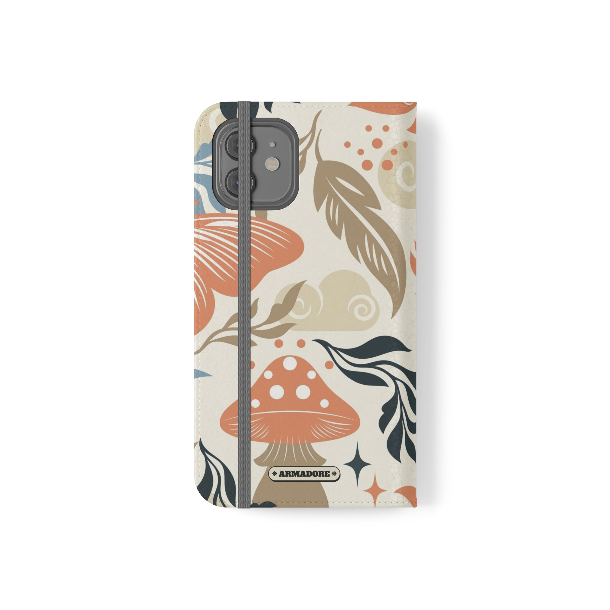 Bohemian Style Vegan Leather Flip Case