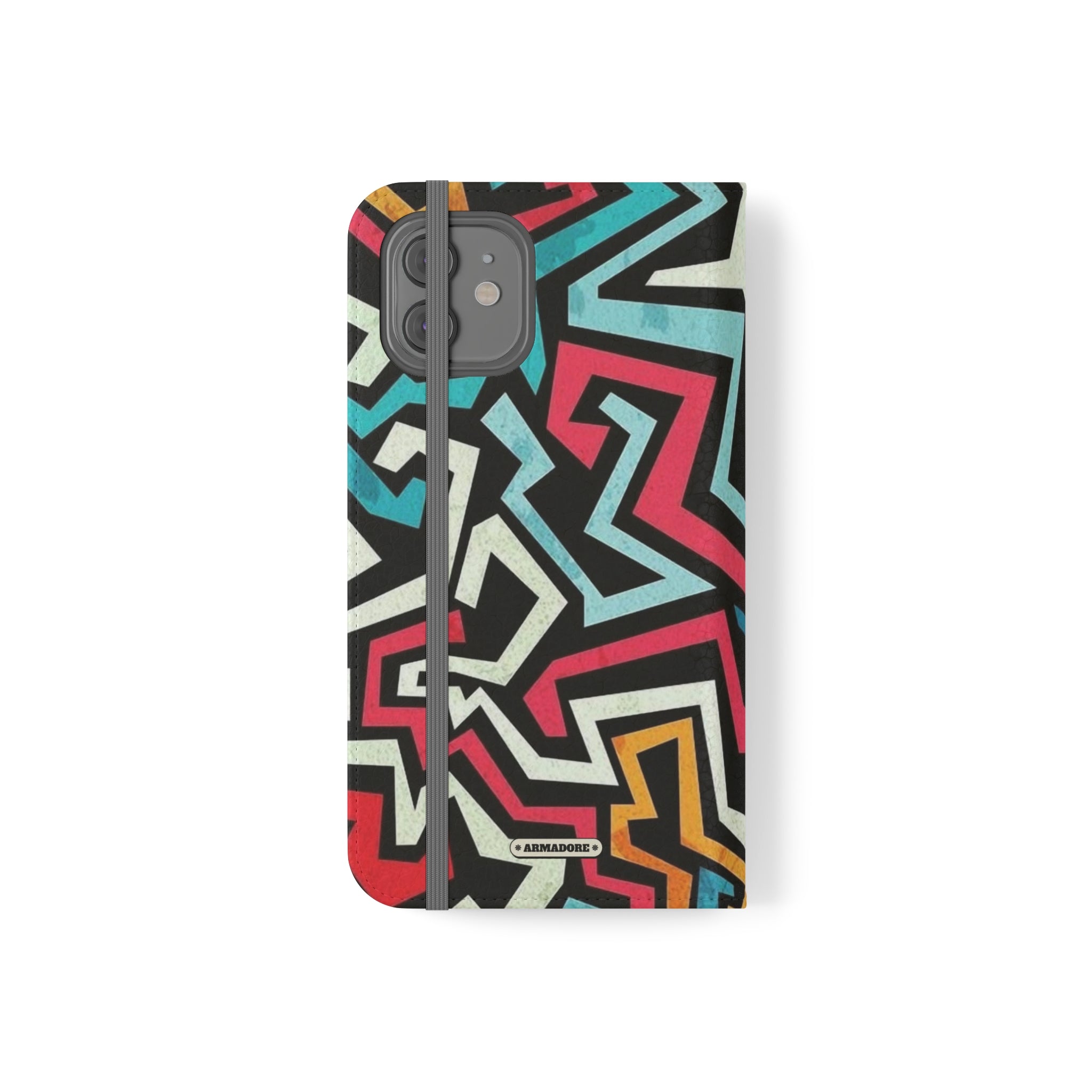 Color Blast Vegan Leather Flip Case