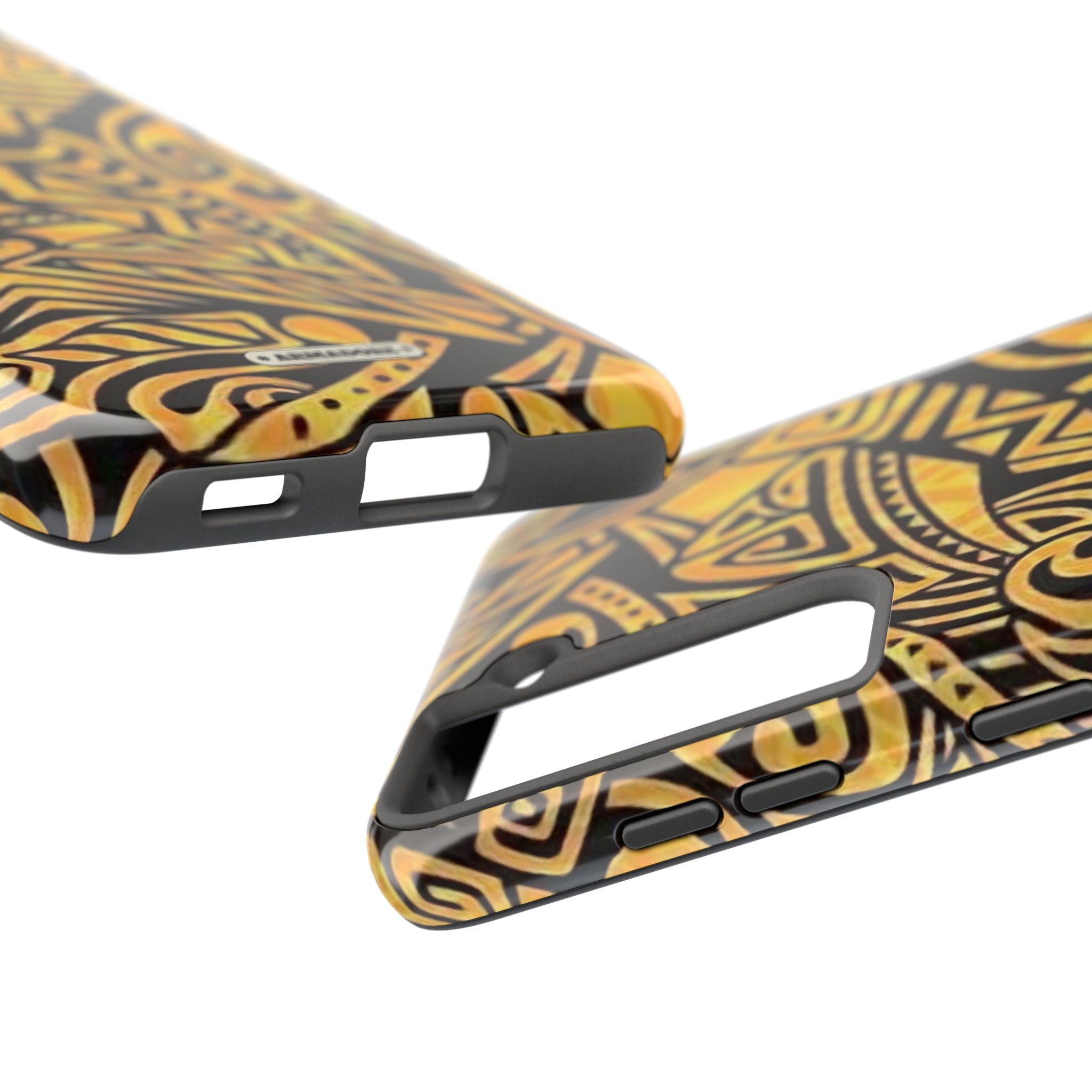 Yellow Pattern Tough Phone Case