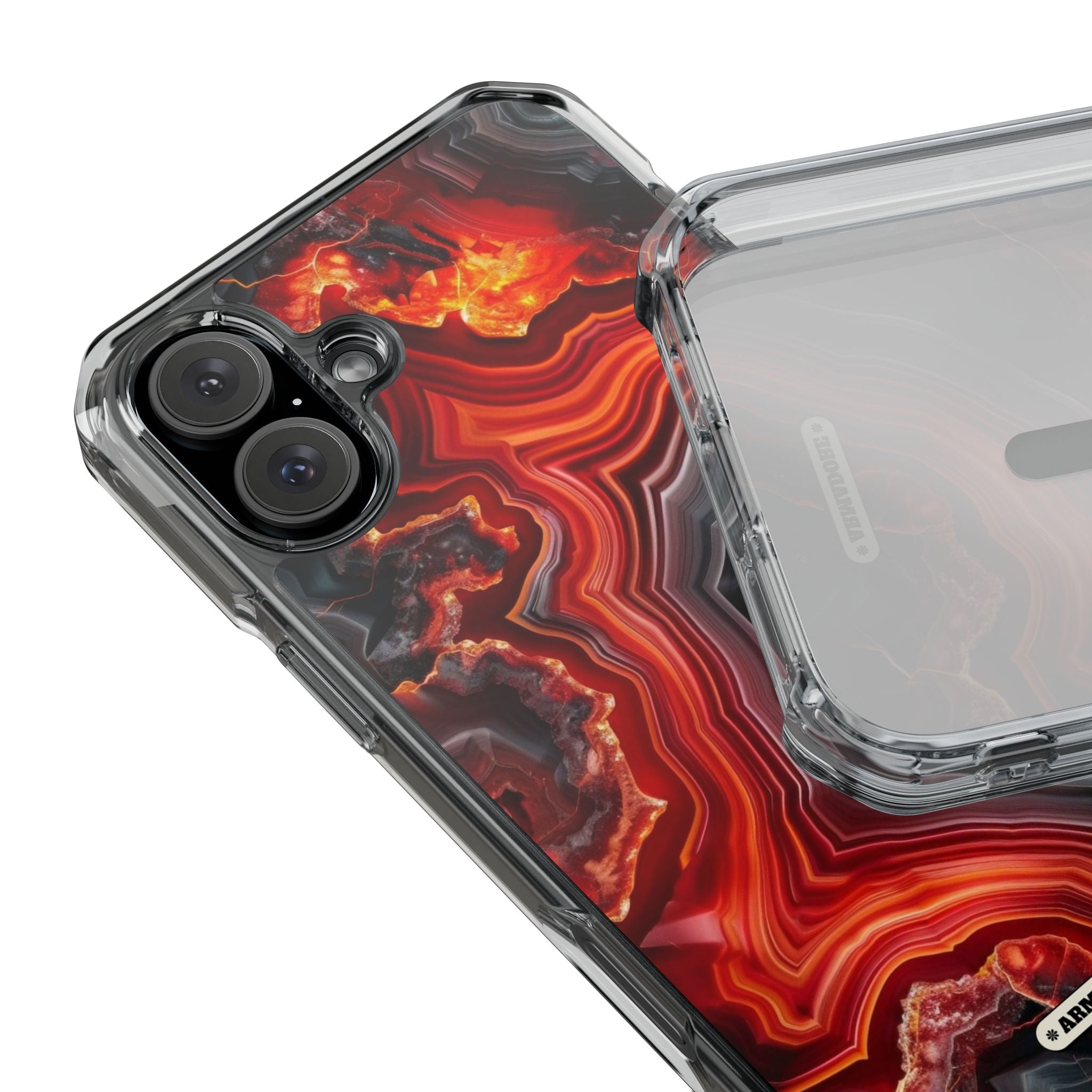 Molten Magma Clear MagSafe® Impact Cases