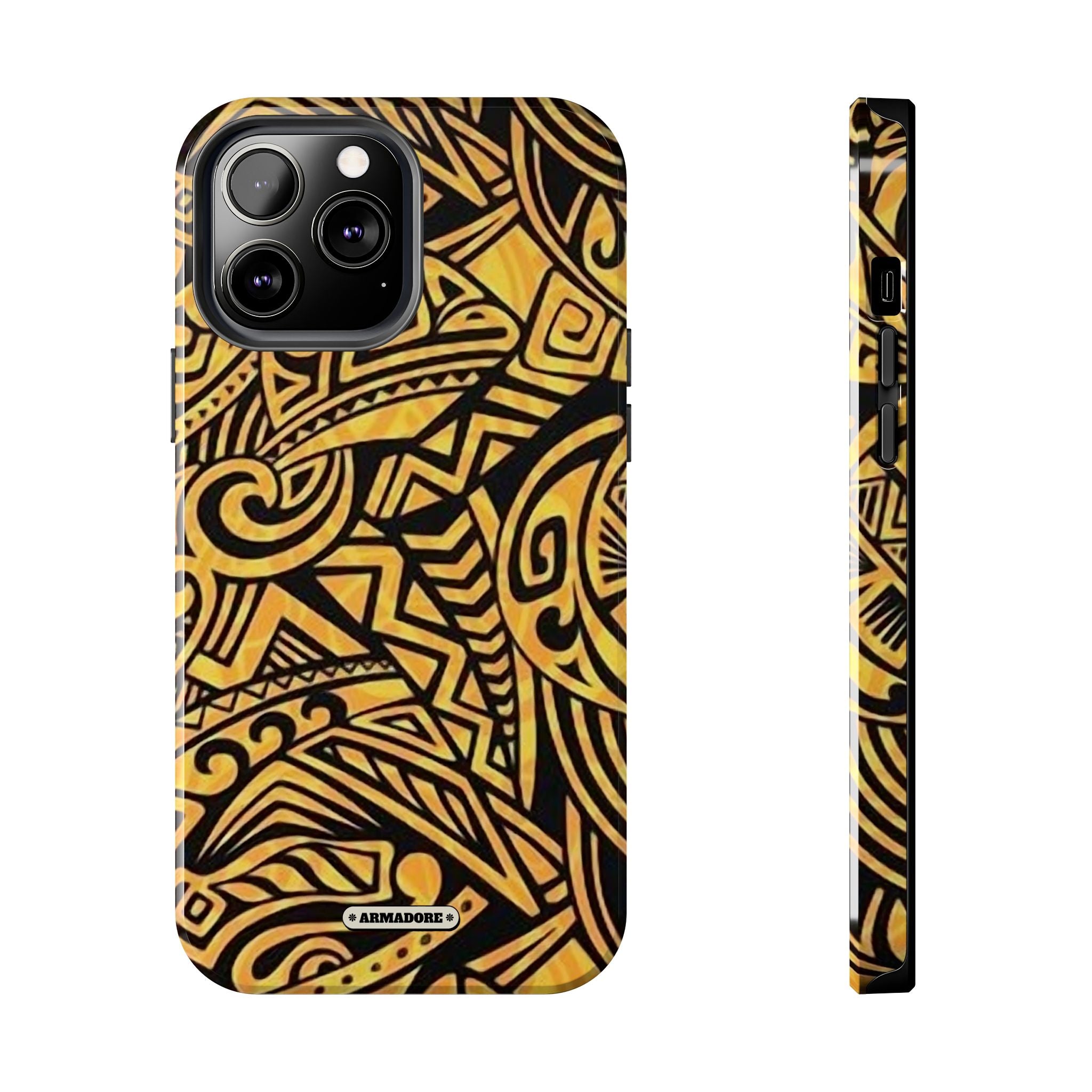 Yellow Pattern Tough Phone Case