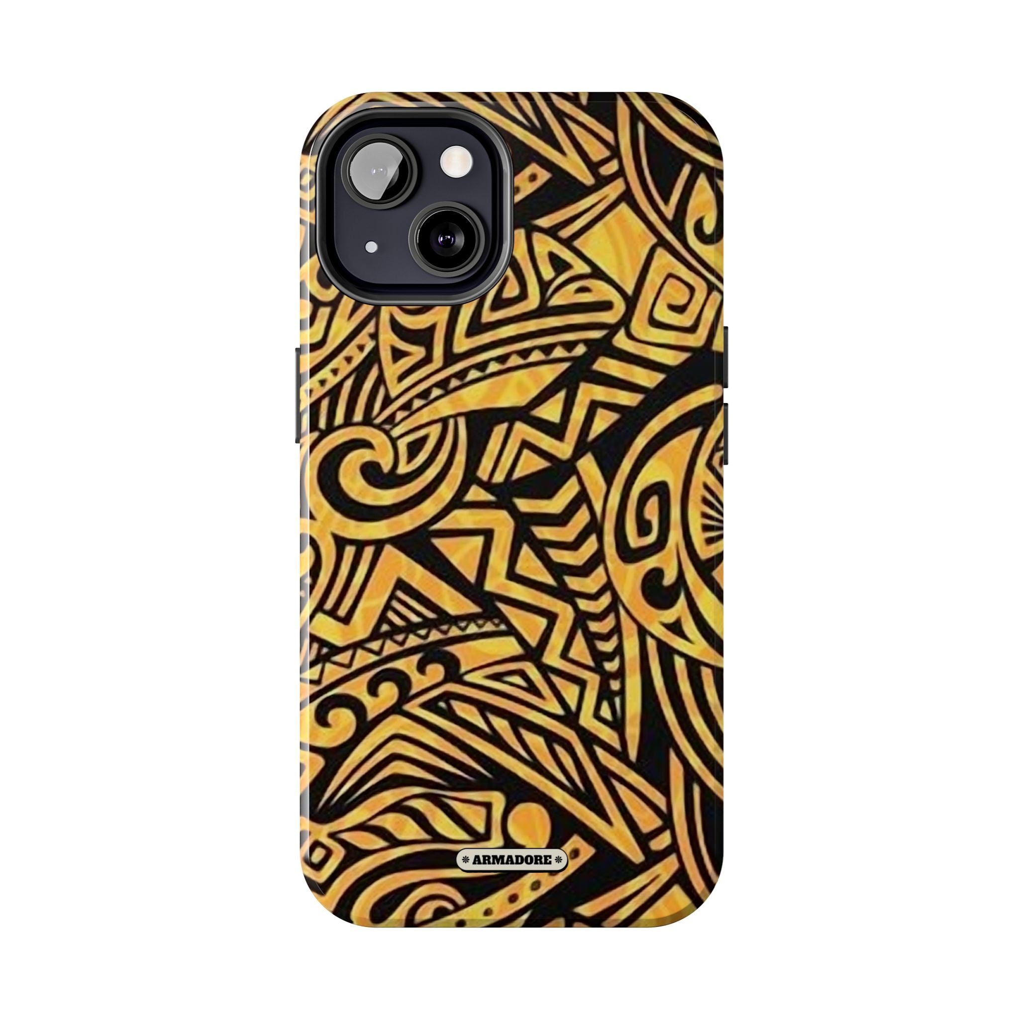 Yellow Pattern Tough Phone Case