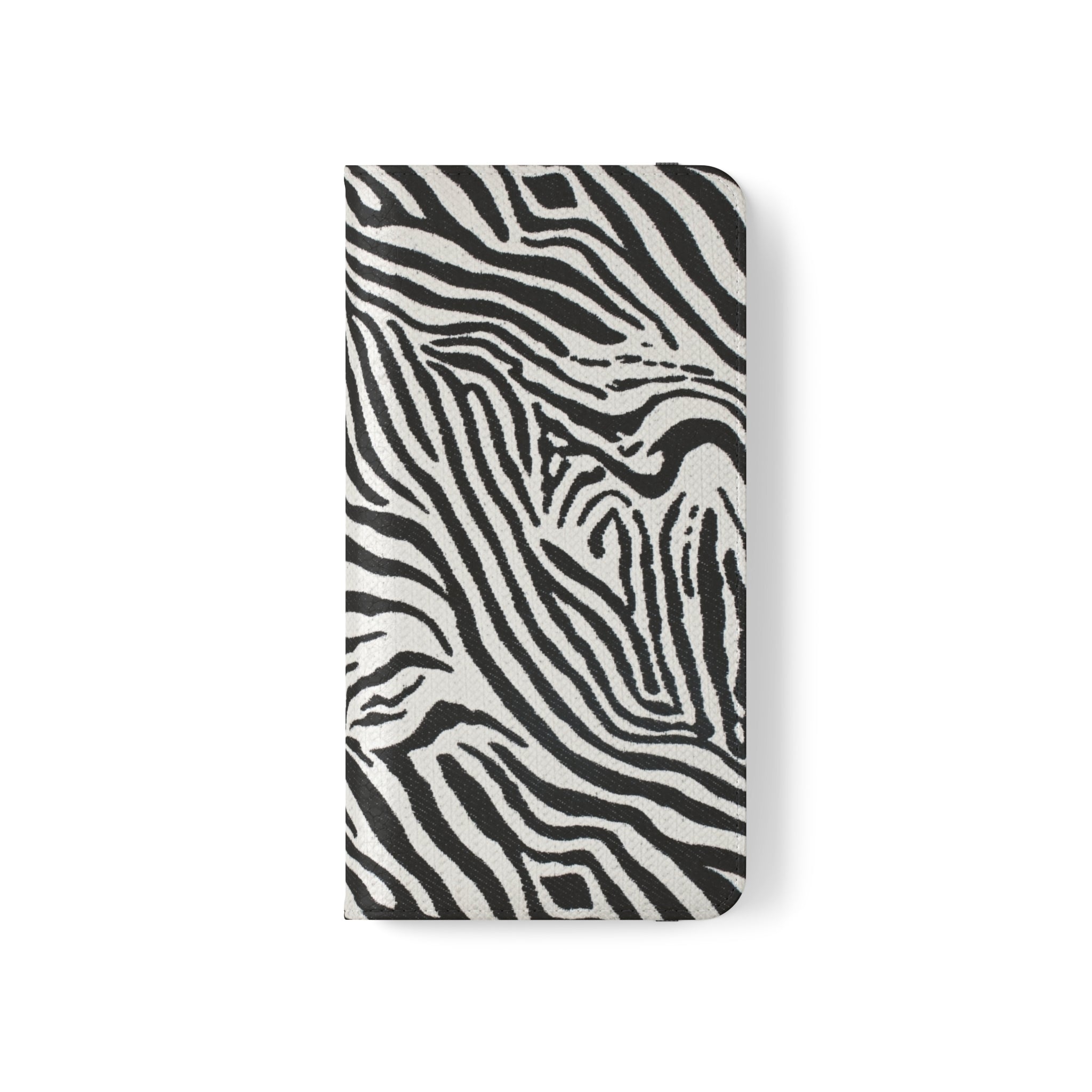 Zebra Skin Vegan Leather Flip Case