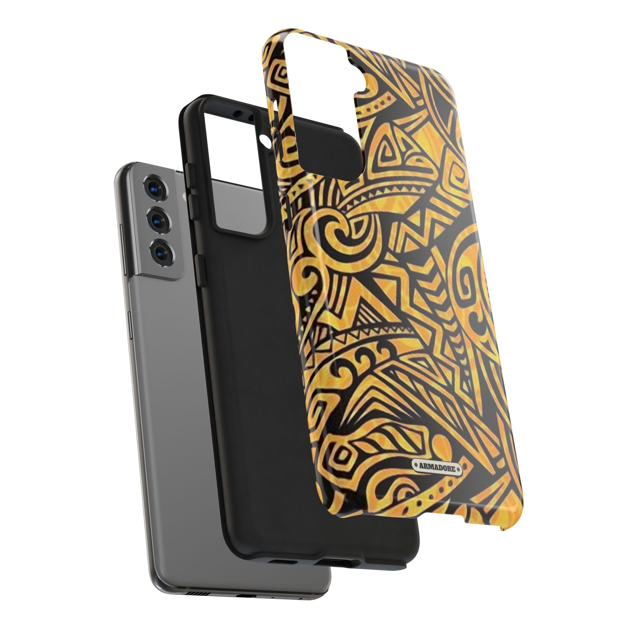 Yellow Pattern Tough Phone Case