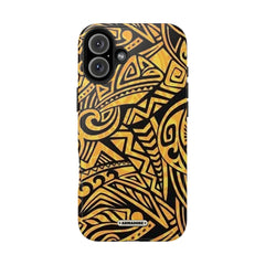 Yellow Pattern Tough Phone Case