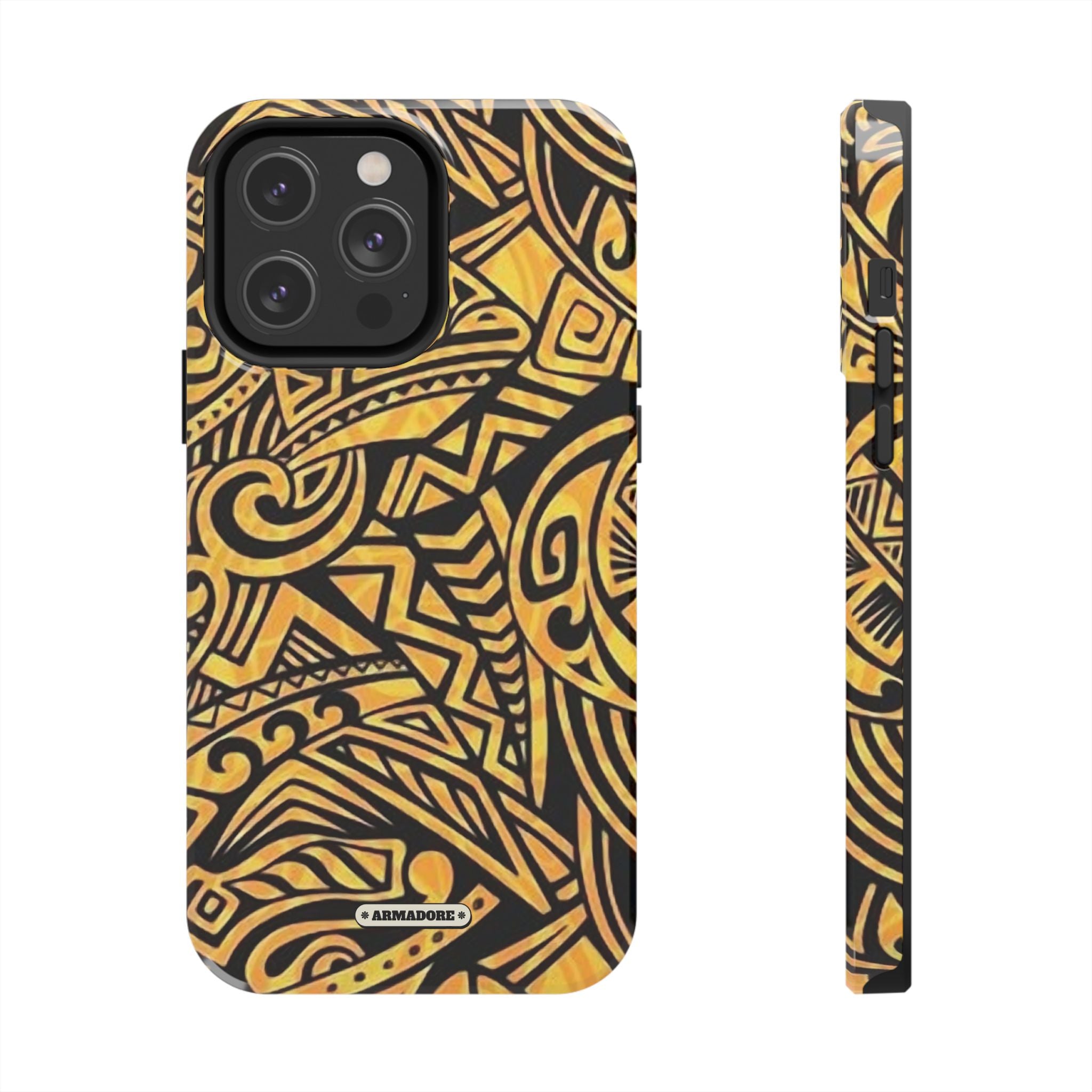 Yellow Pattern Tough Phone Case