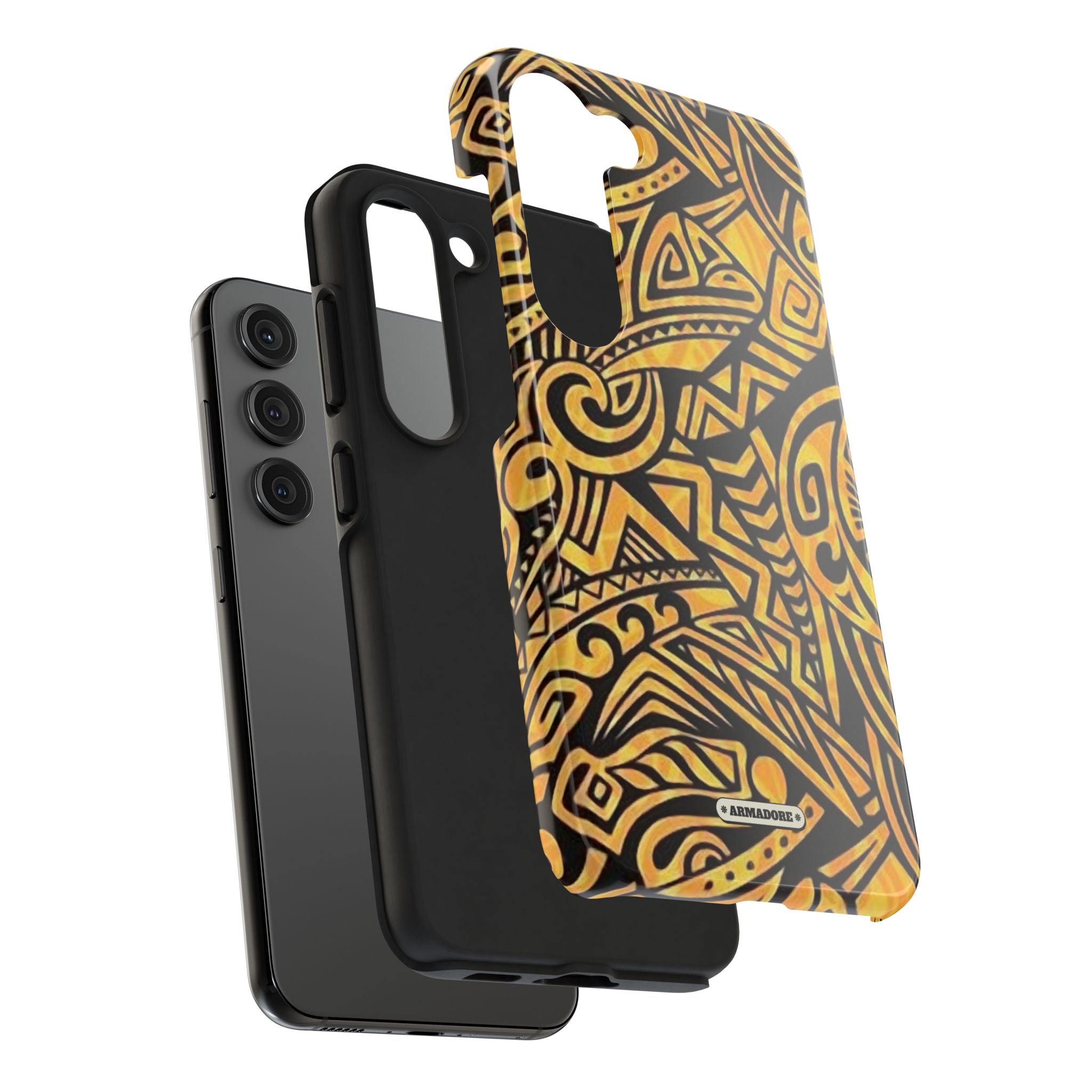 Yellow Pattern Tough Phone Case