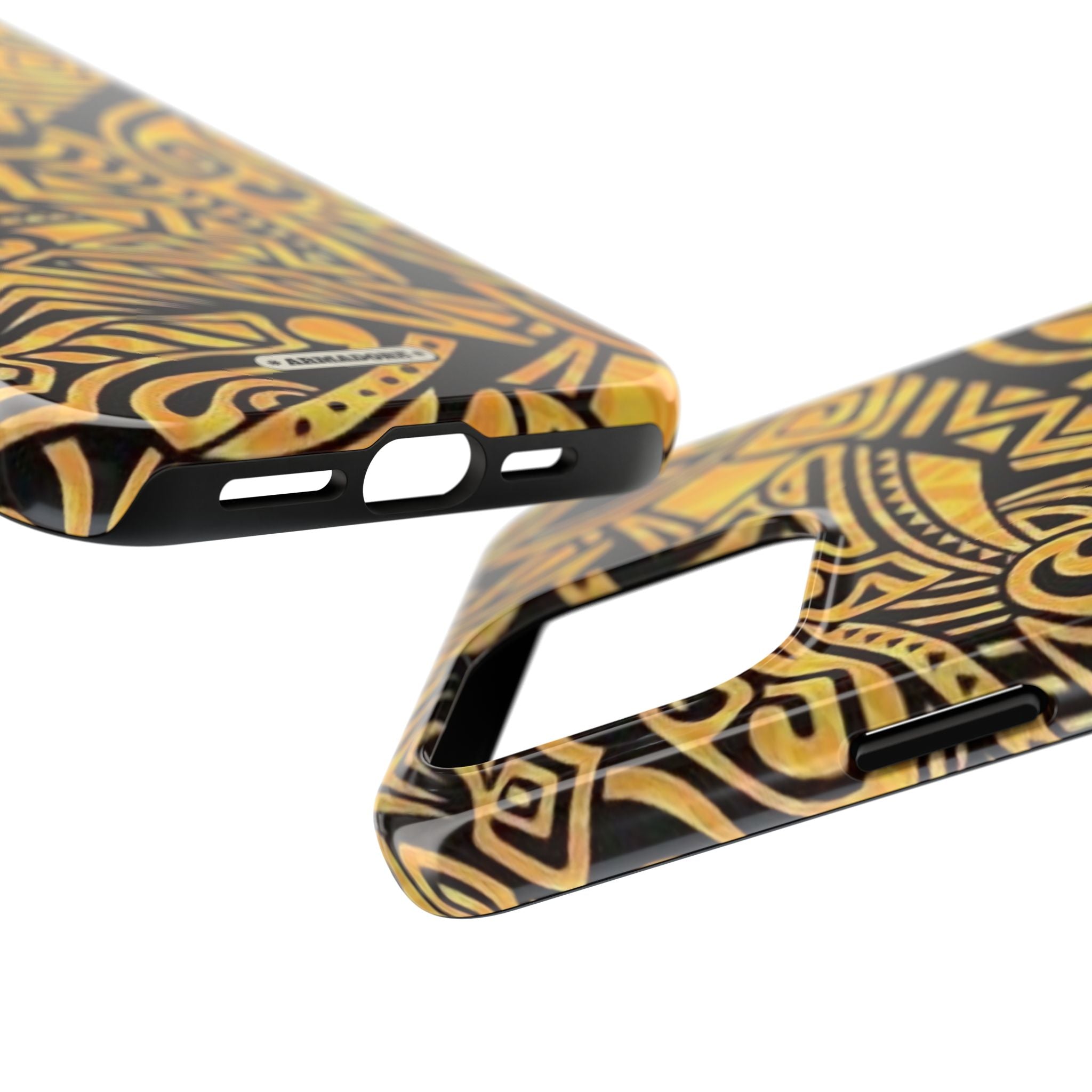 Yellow Pattern Tough Phone Case