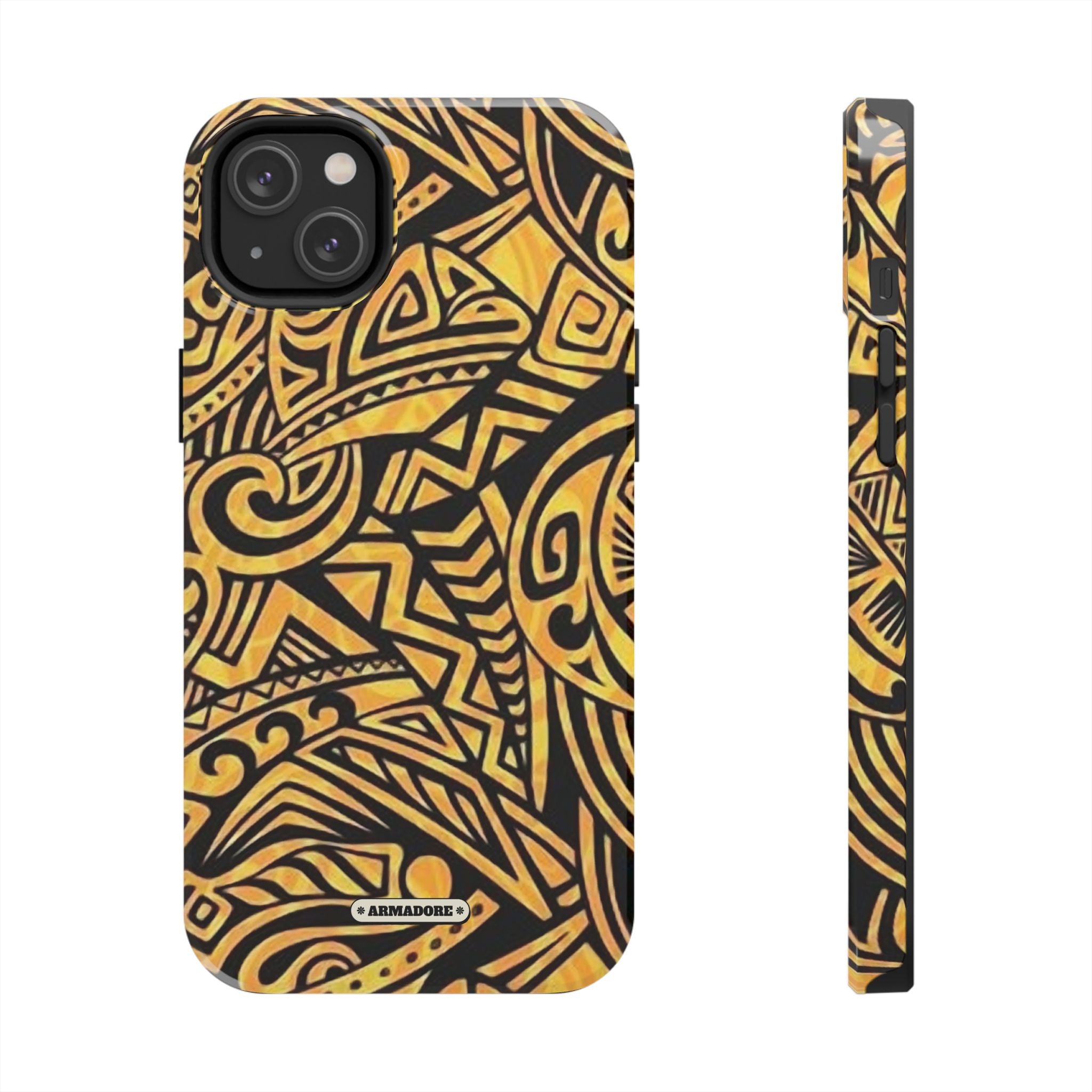 Yellow Pattern Tough Phone Case