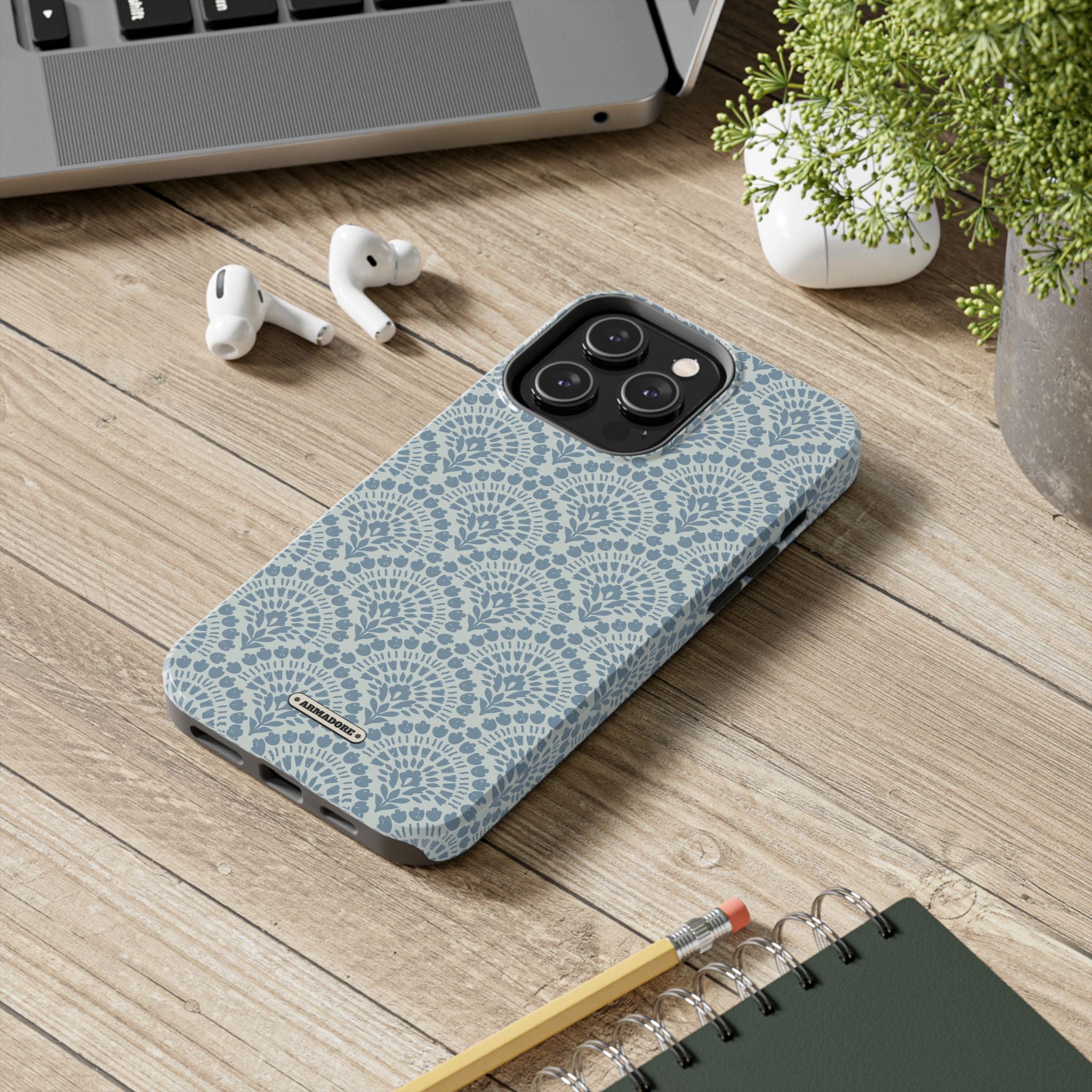 Aqua Aesthetic Tough Phone Case