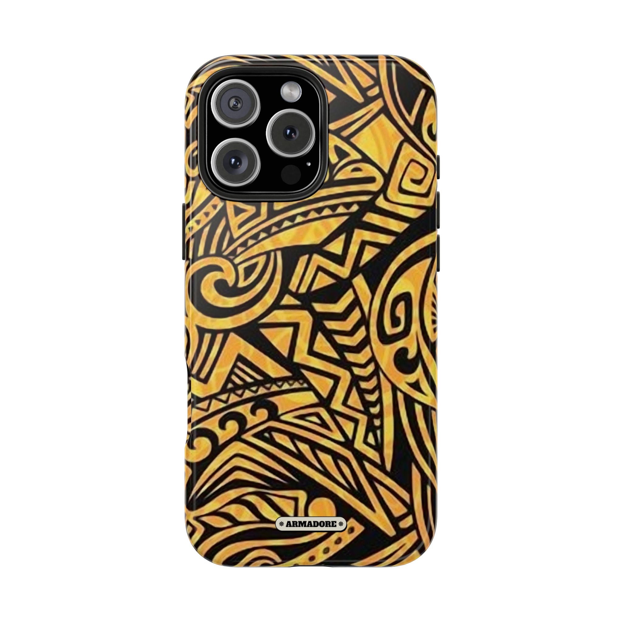 Yellow Pattern Tough Phone Case